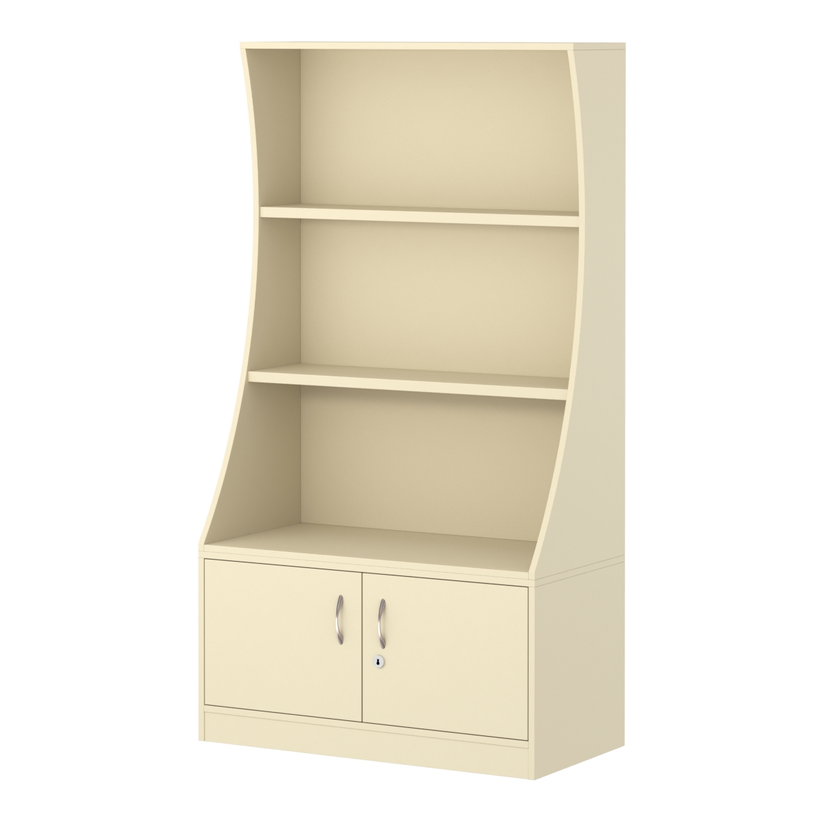 Стеллаж Гарант низкий №2-2-900 Крем Вайс