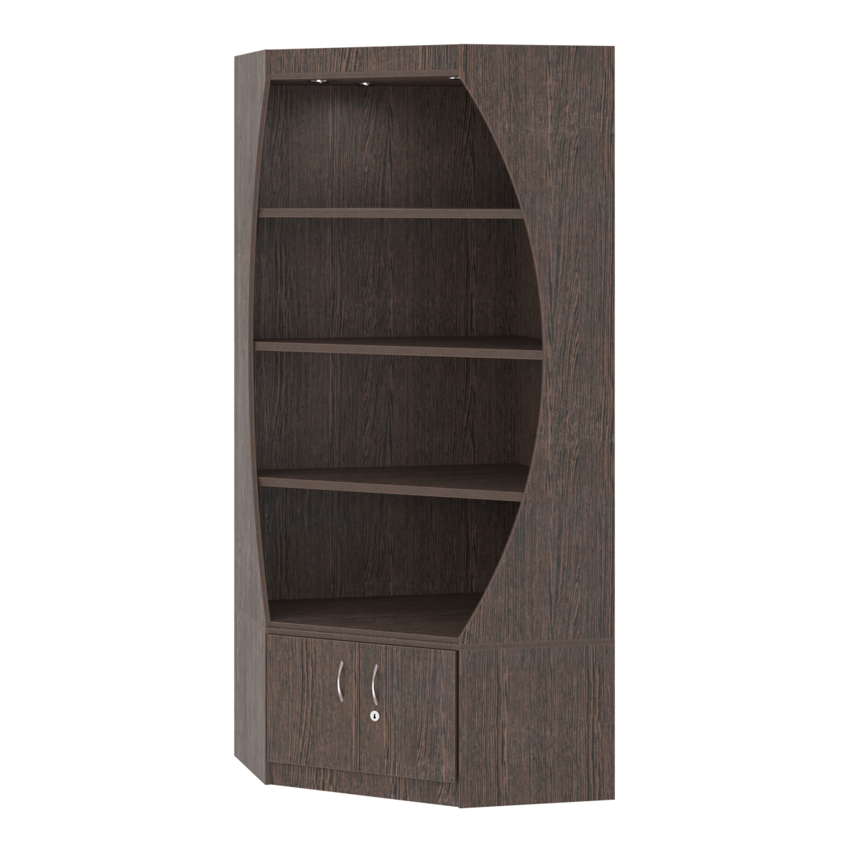 Стеллаж Гарант угловой №1 Дуб Венге