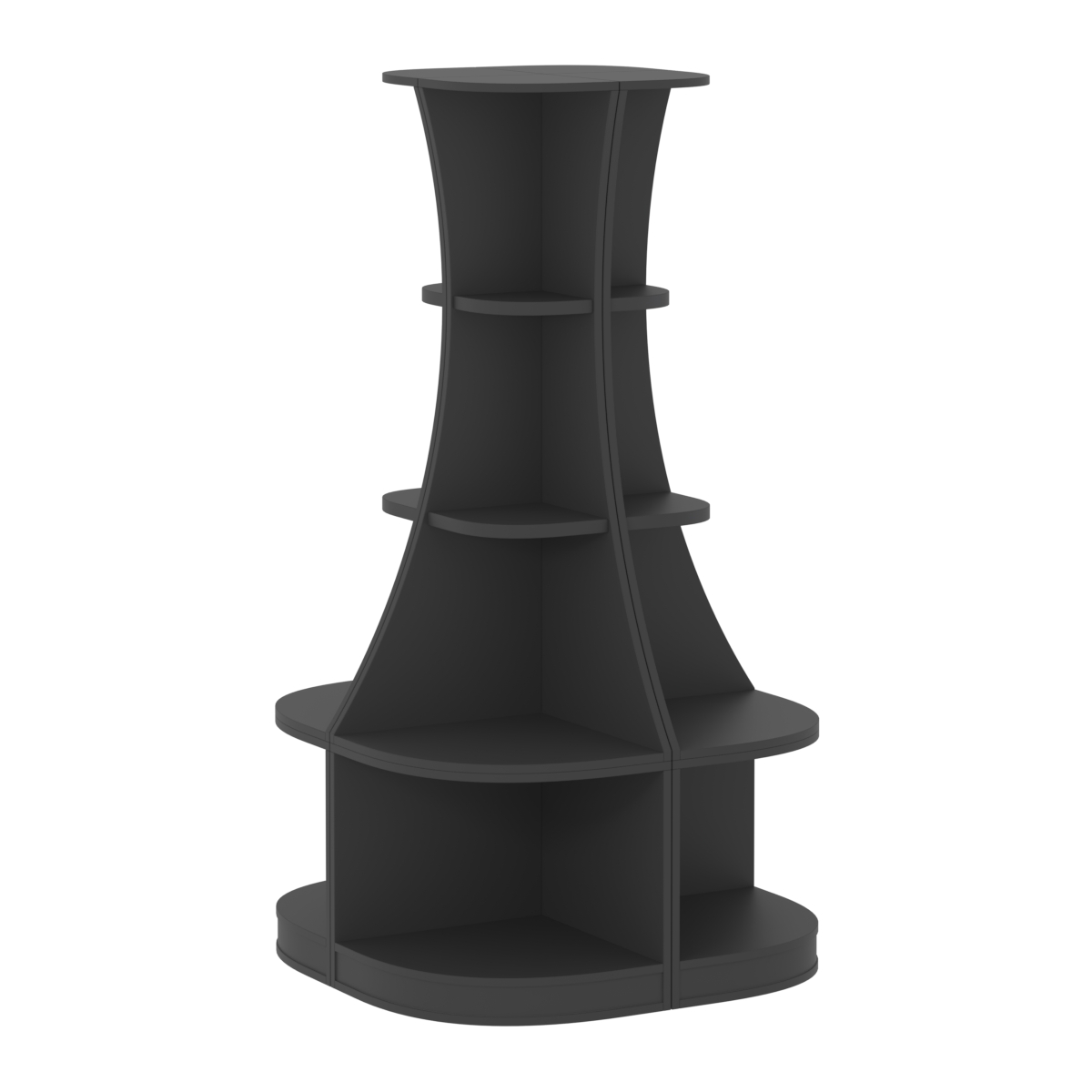 Островной низкий стеллаж ГАРАНТ №1 Черный