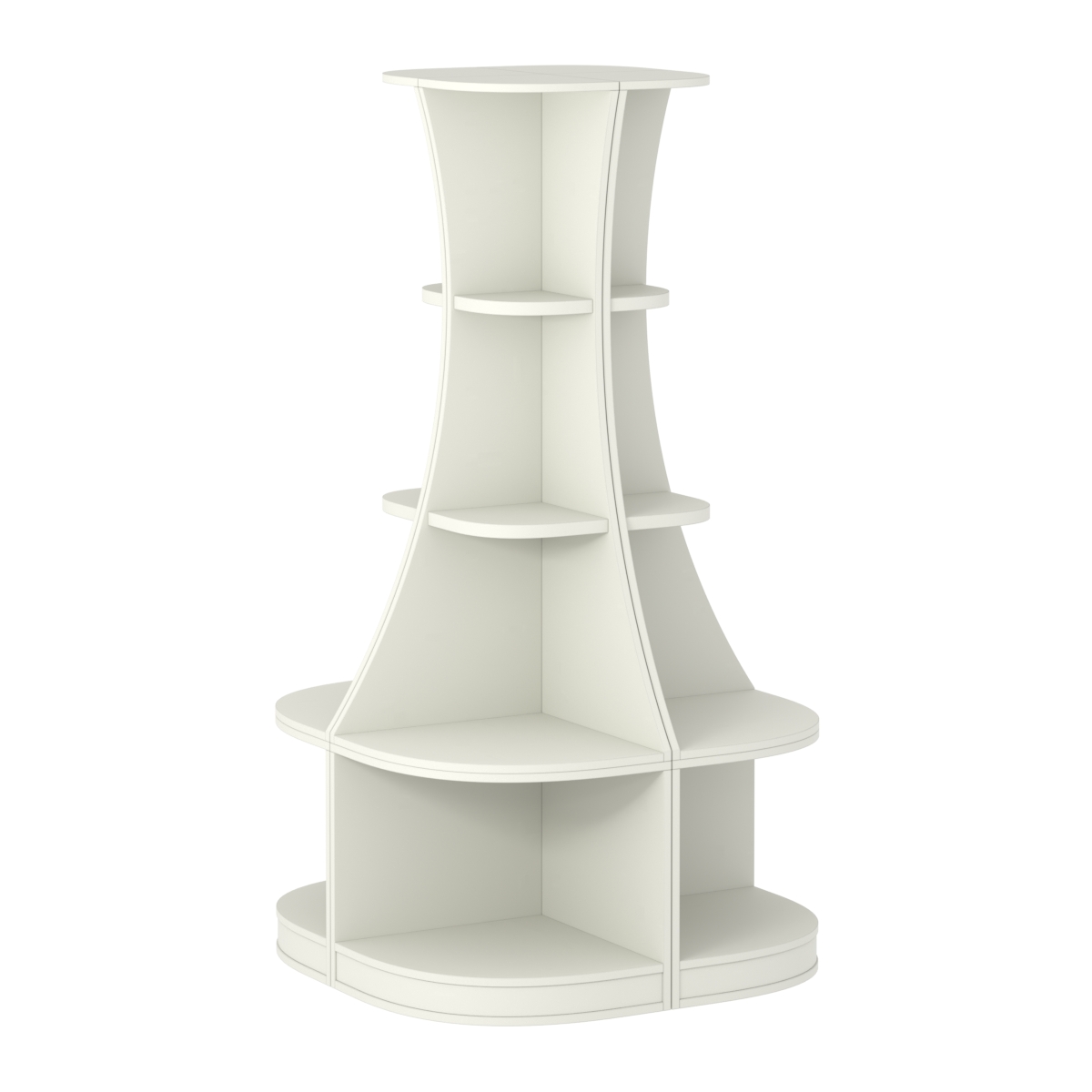 Островной низкий стеллаж ГАРАНТ №1 Белый