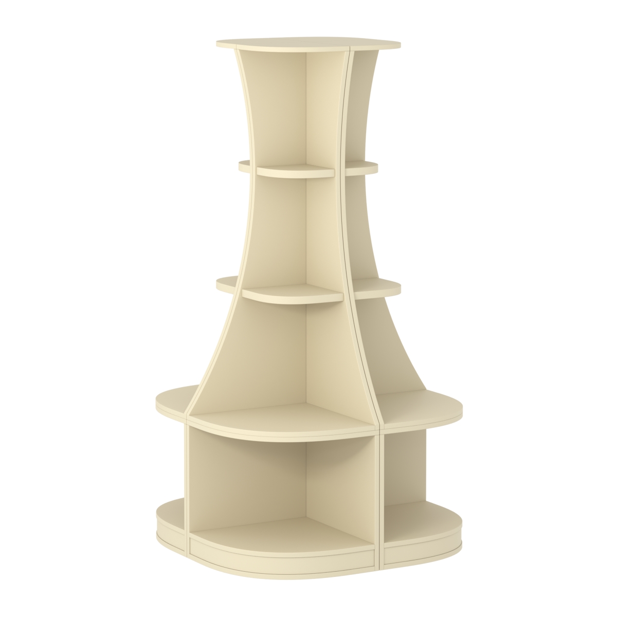 Островной низкий стеллаж ГАРАНТ №1 Крем Вайс