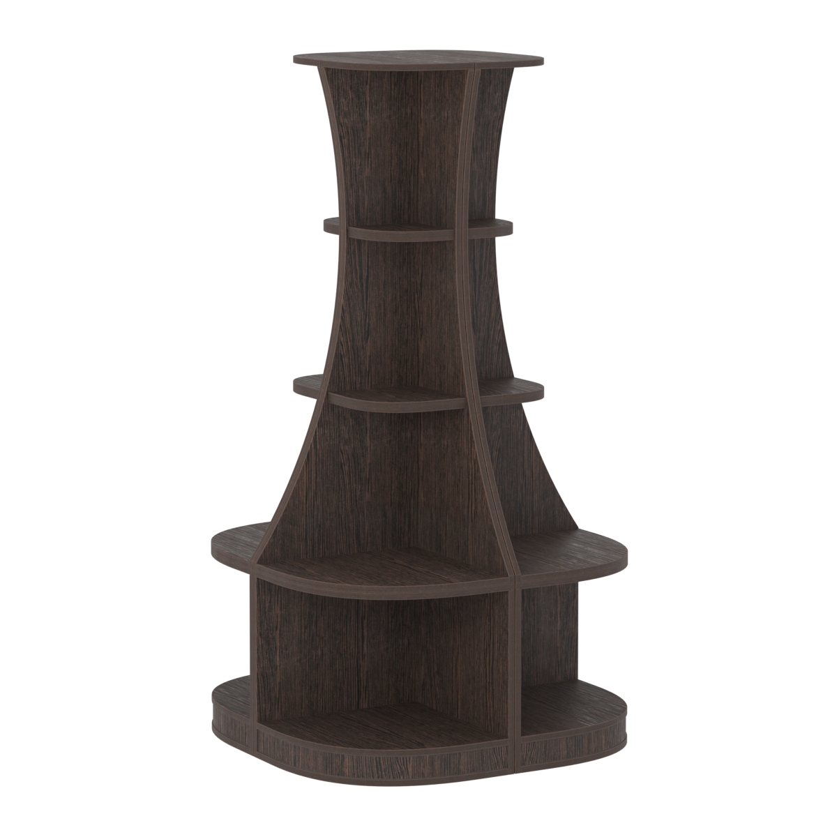 Островной низкий стеллаж ГАРАНТ №1 Дуб Венге