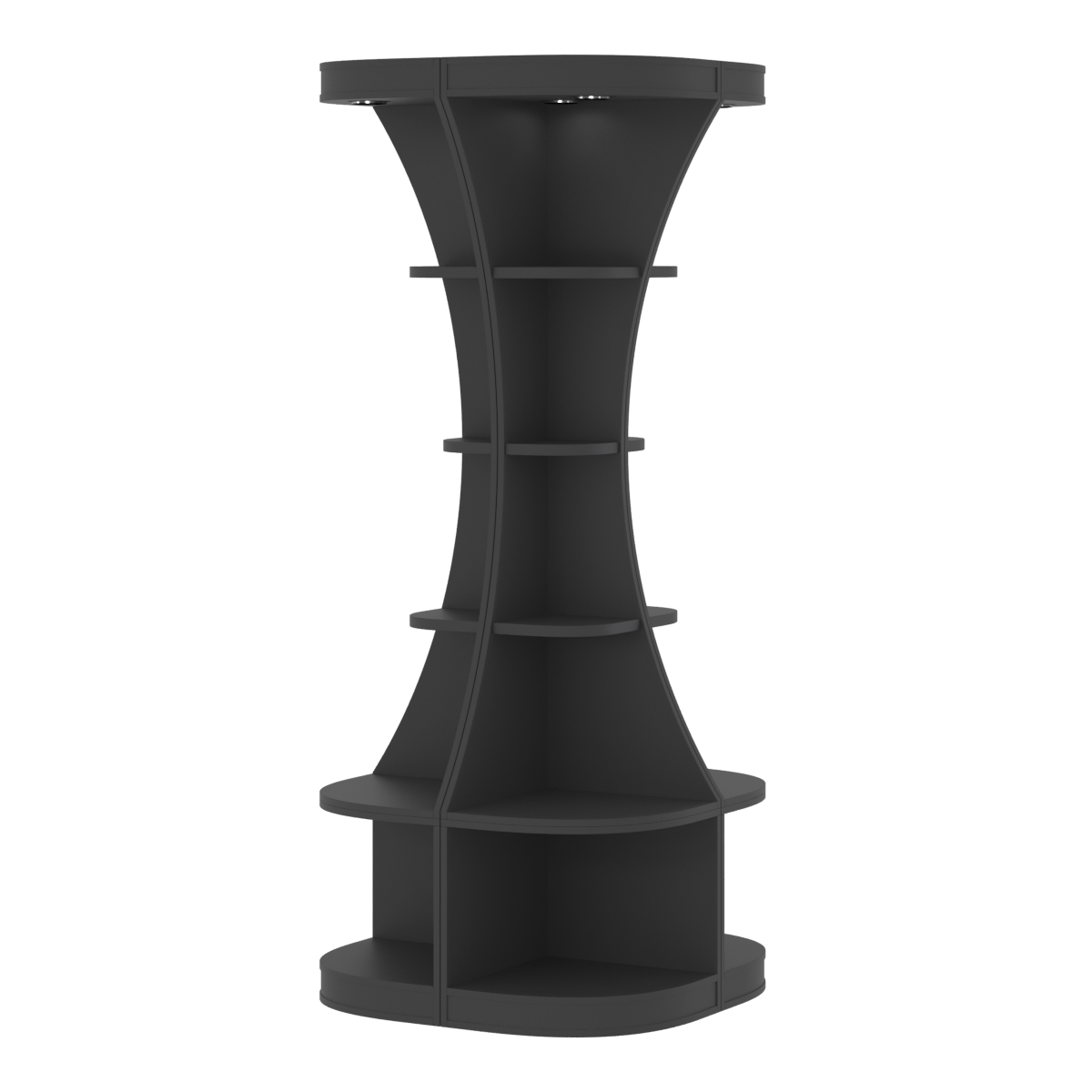 Островной высокий стеллаж ГАРАНТ №1 Черный