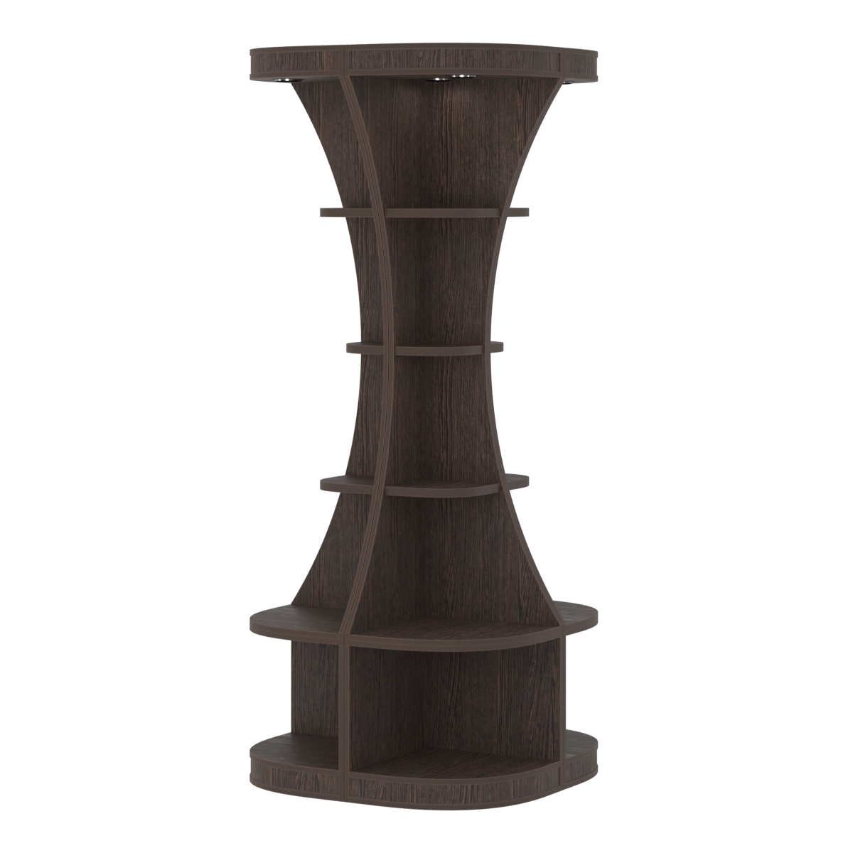 Островной высокий стеллаж ГАРАНТ №1 Дуб Венге