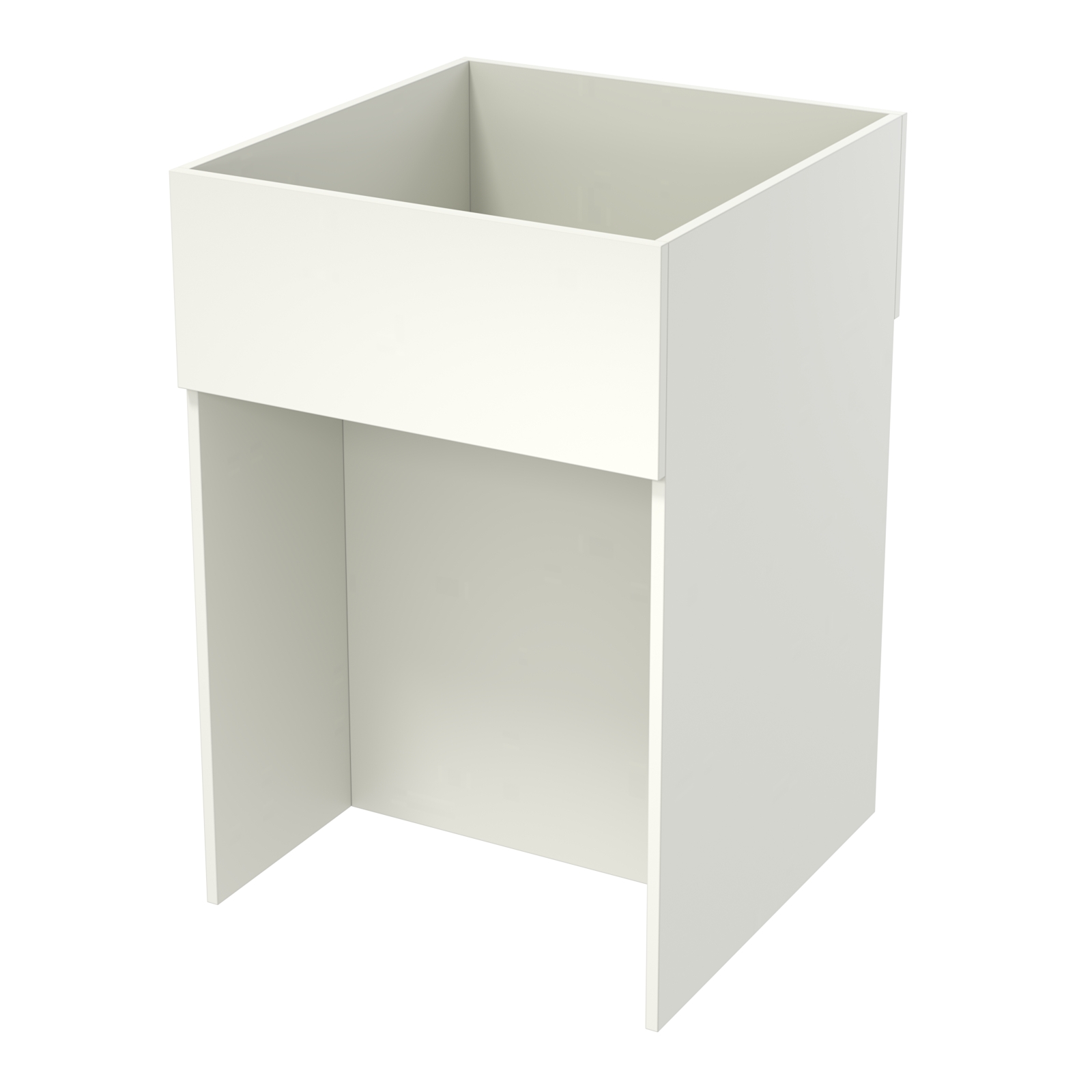 Корзина для распродаж из ДСП №1 Белый