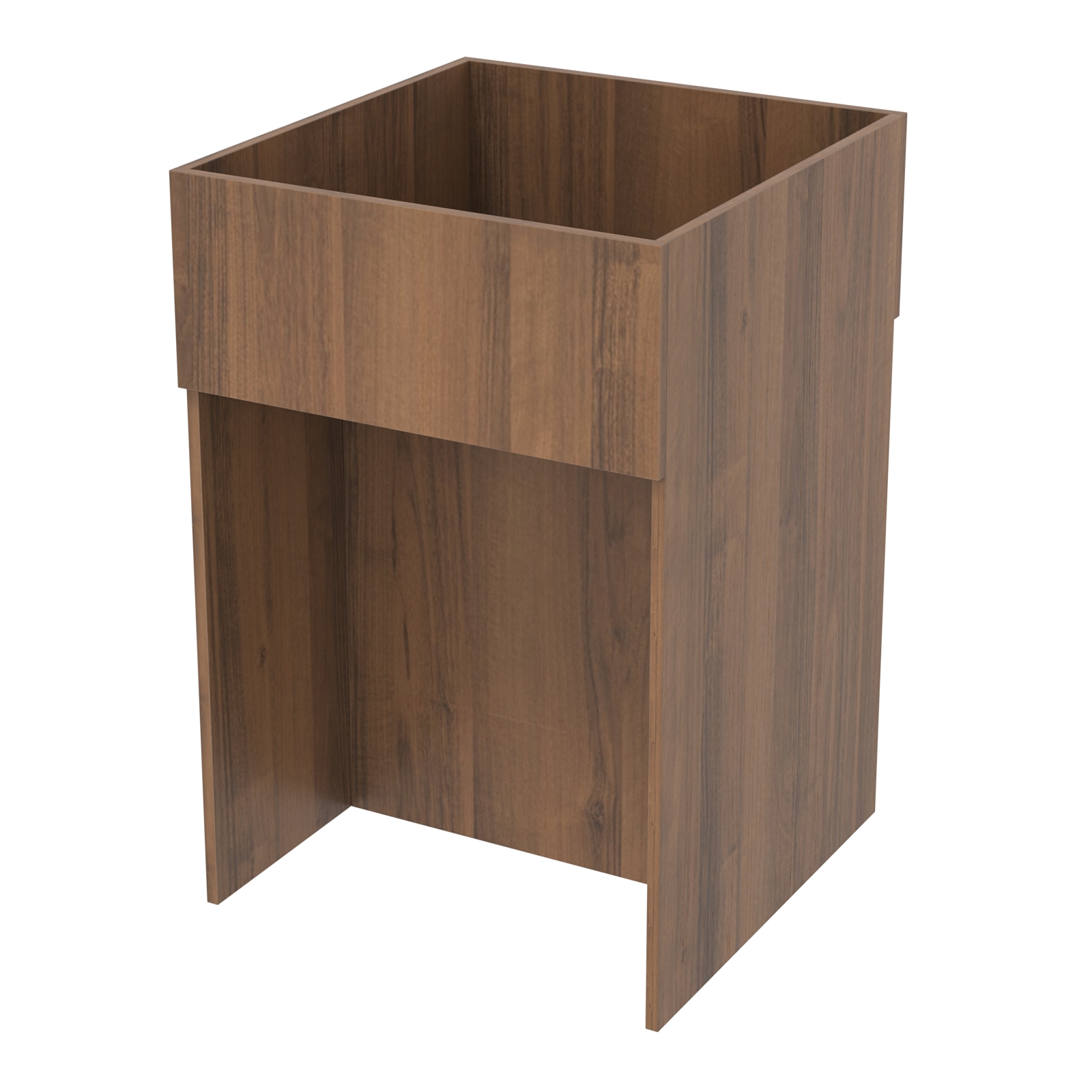 Корзина для распродаж из ДСП №1 Орех