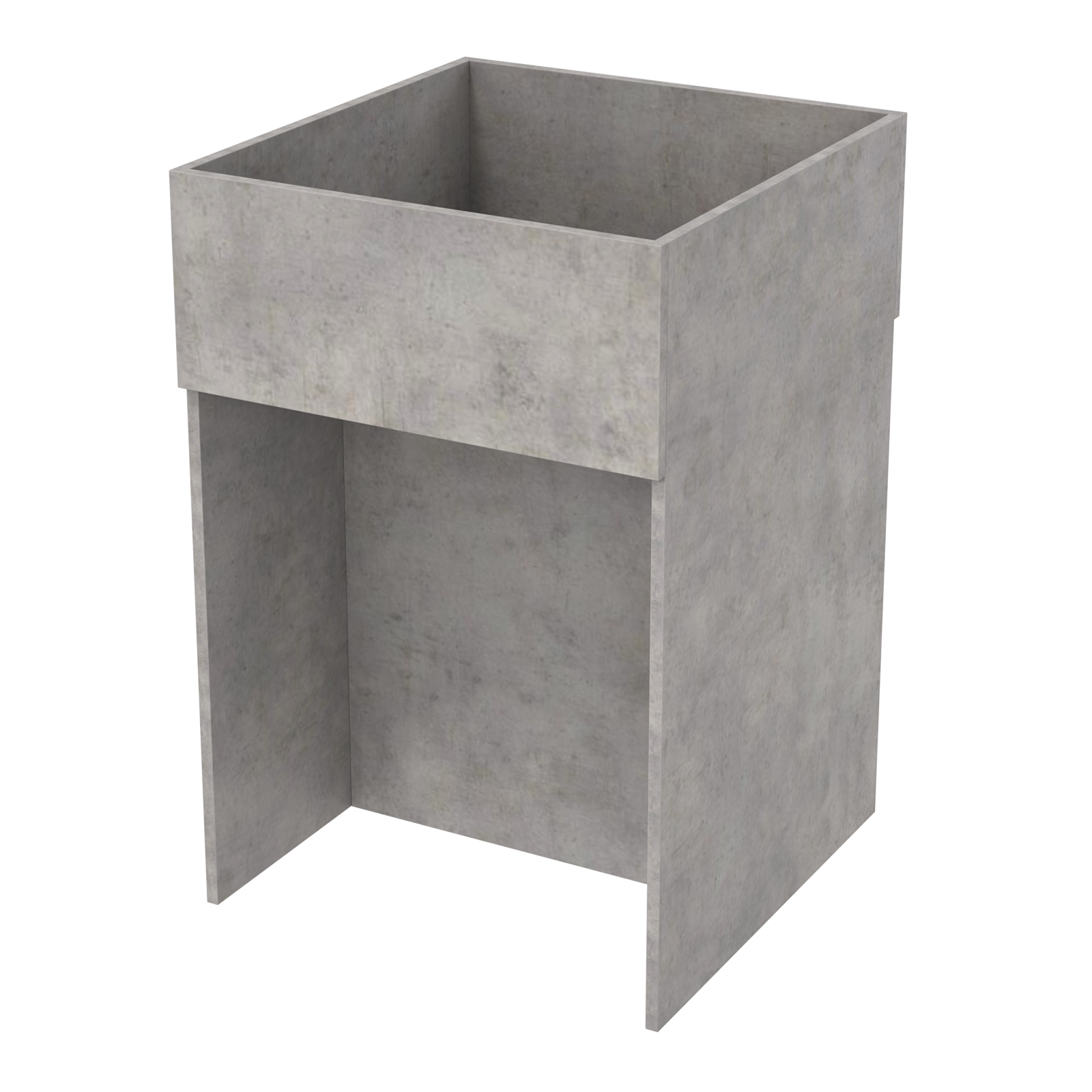 Корзина для распродаж из ДСП №1 Бетон Чикаго светло-серый F186 ST9