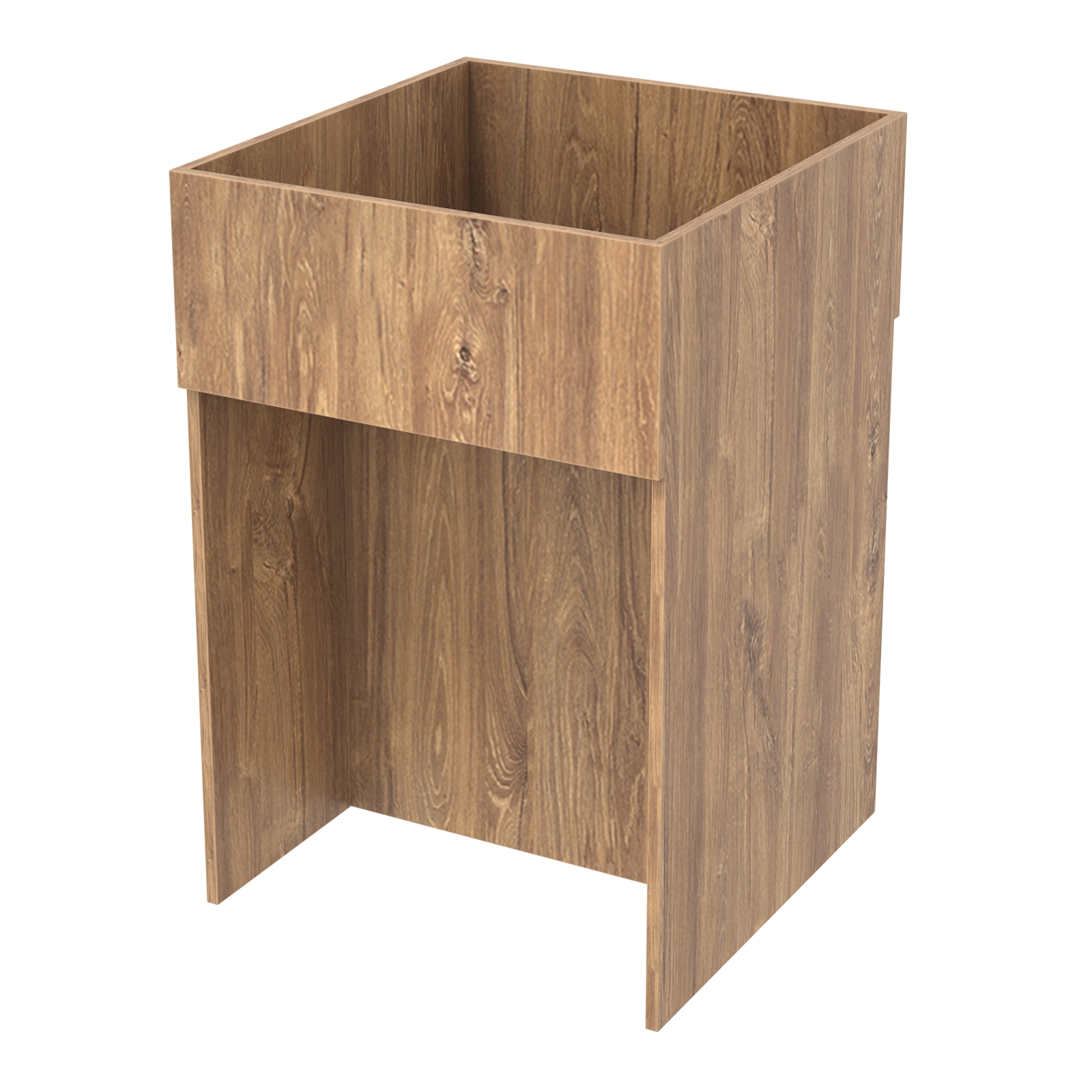 Корзина для распродаж из ДСП №1 Дуб Канзас коричневый