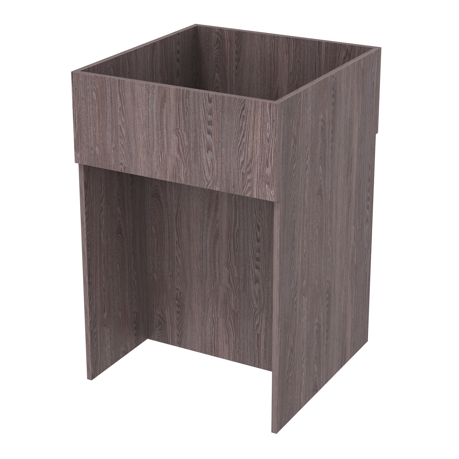 Корзина для распродаж из ДСП №1 Ясень Анкор темный