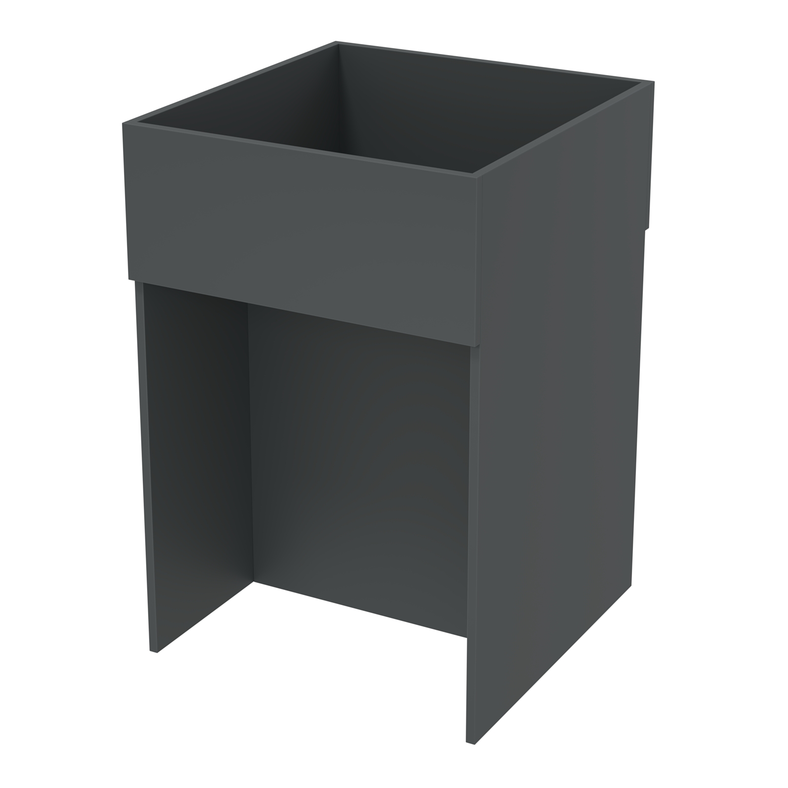 Корзина для распродаж из ДСП №1 Антрацит