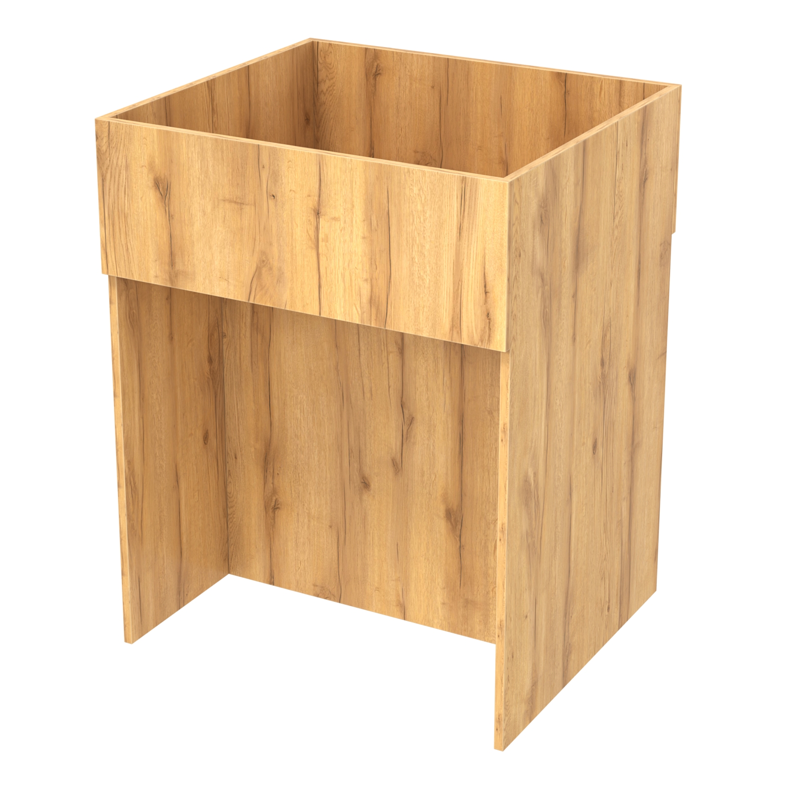 Корзина для распродаж из ДСП №2 Дуб Золотистый