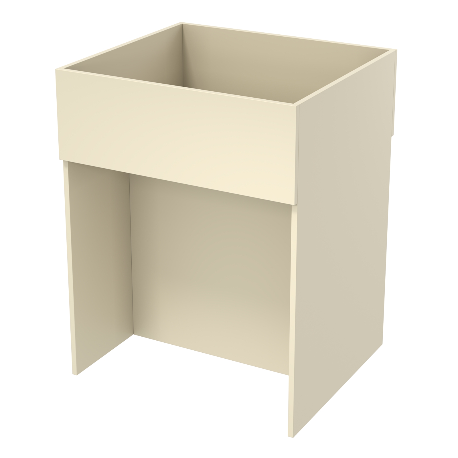 Корзина для распродаж из ДСП №2 Крем Вайс