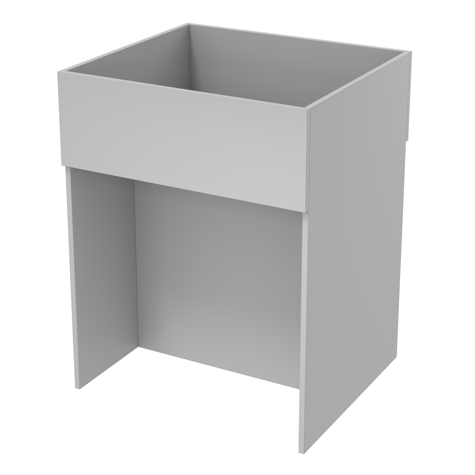 Корзина для распродаж из ДСП №2 Серый