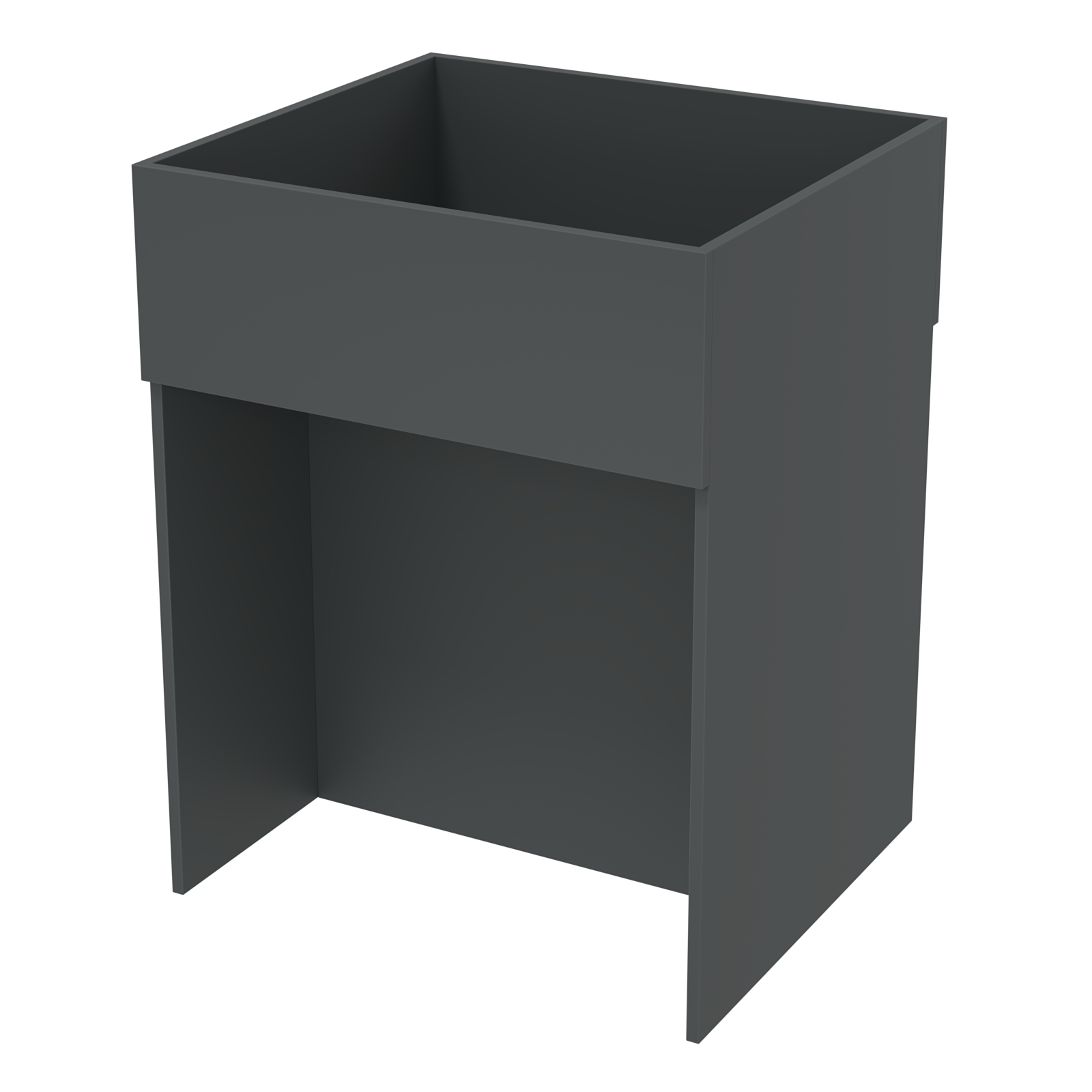 Корзина для распродаж из ДСП №2 Антрацит