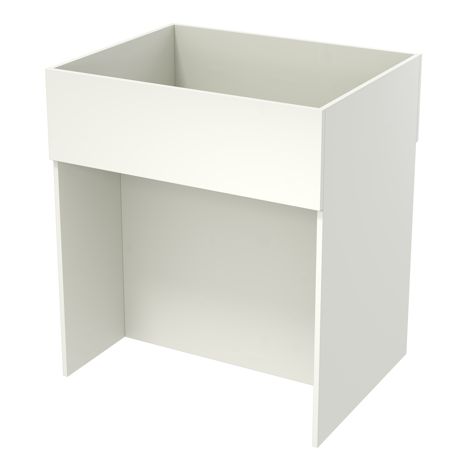 Корзина для распродаж из ДСП №3 Белый