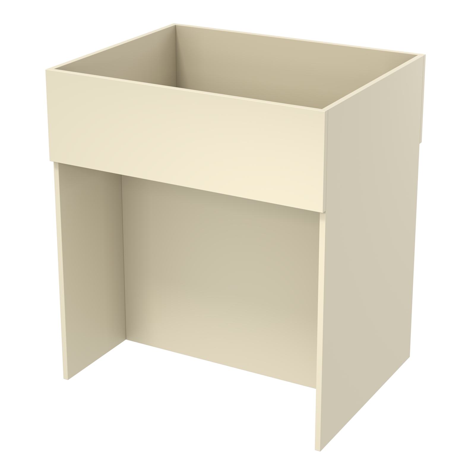 Корзина для распродаж из ДСП №3 Крем Вайс