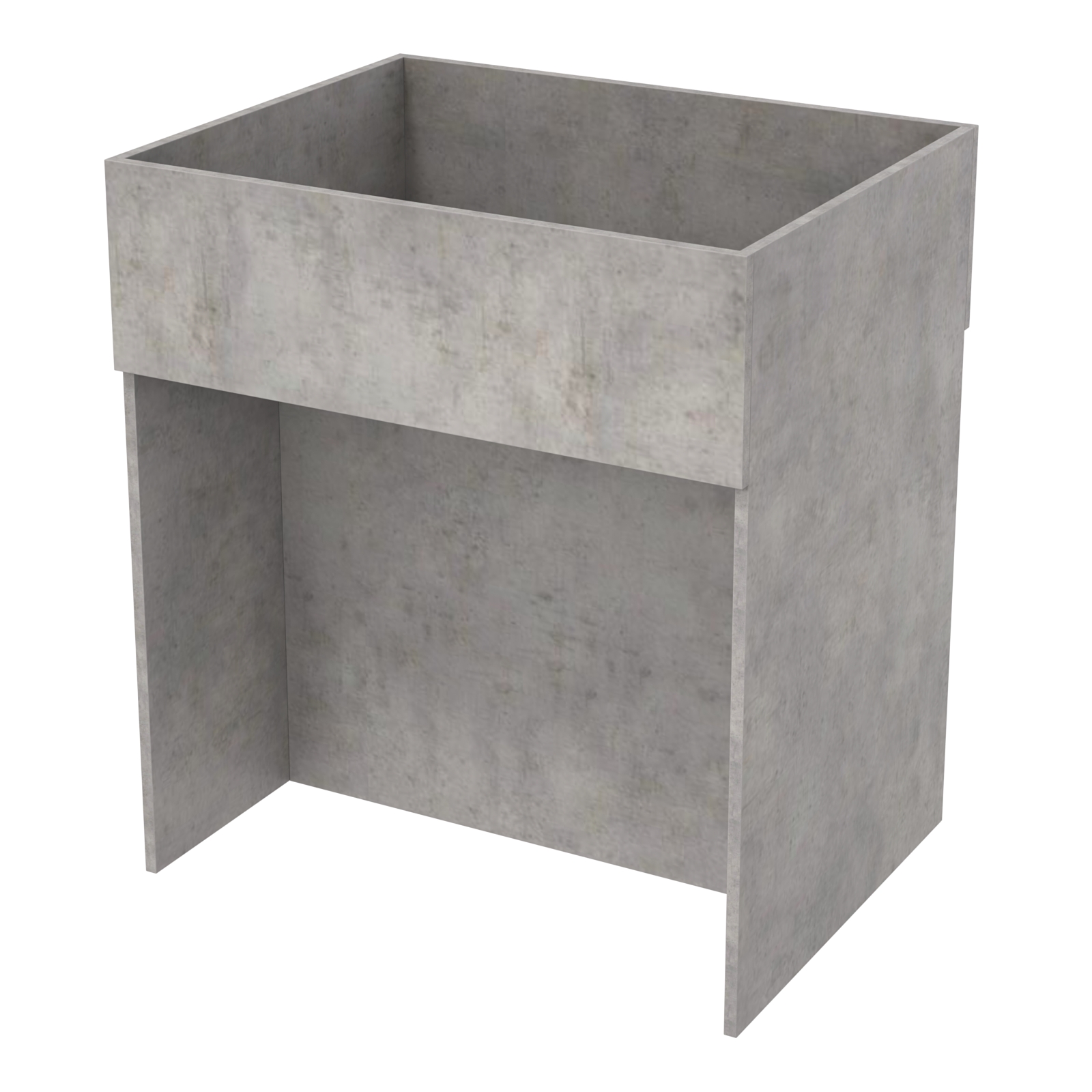 Корзина для распродаж из ДСП №3 Бетон Чикаго светло-серый F186 ST9