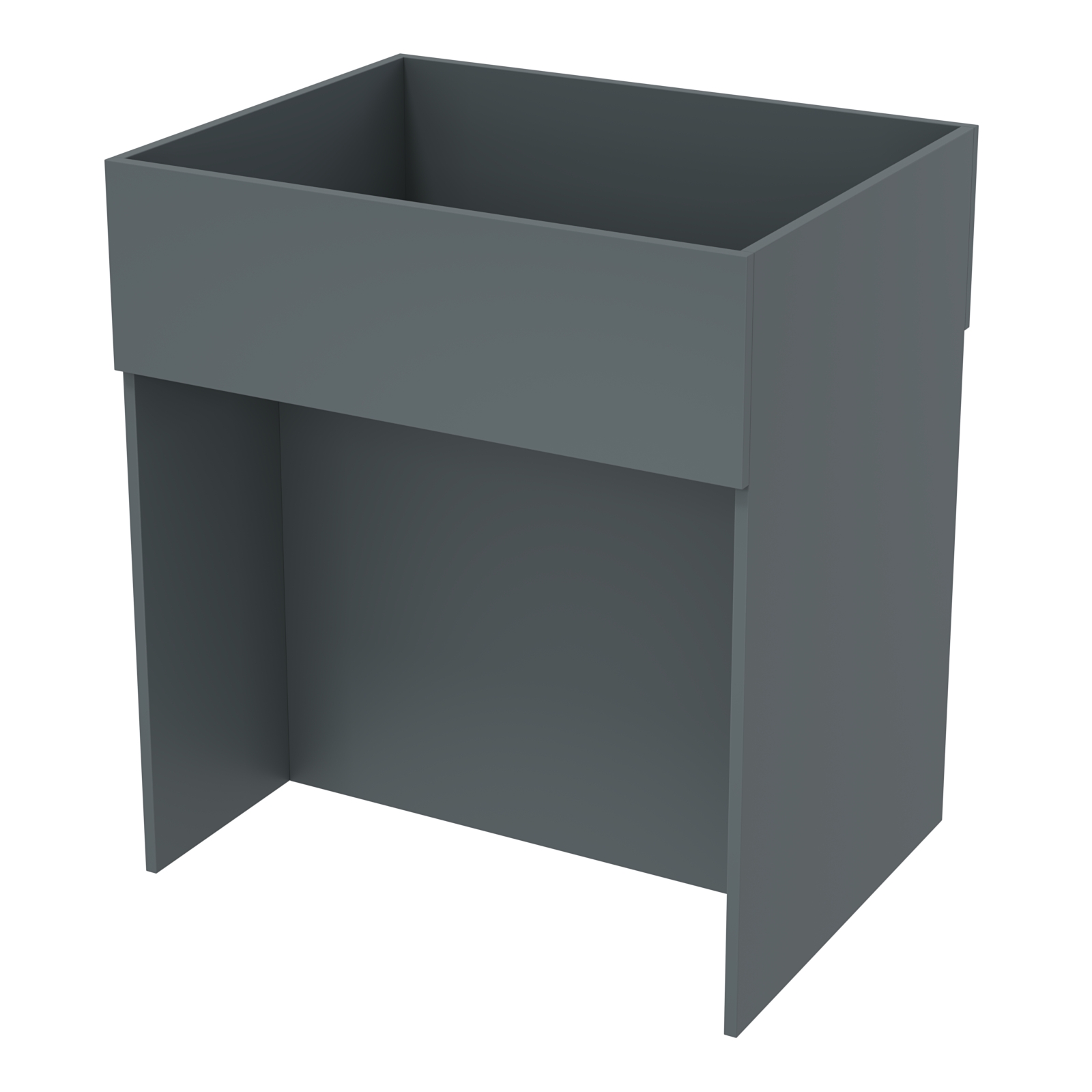 Корзина для распродаж из ДСП №3 Темно-Серый