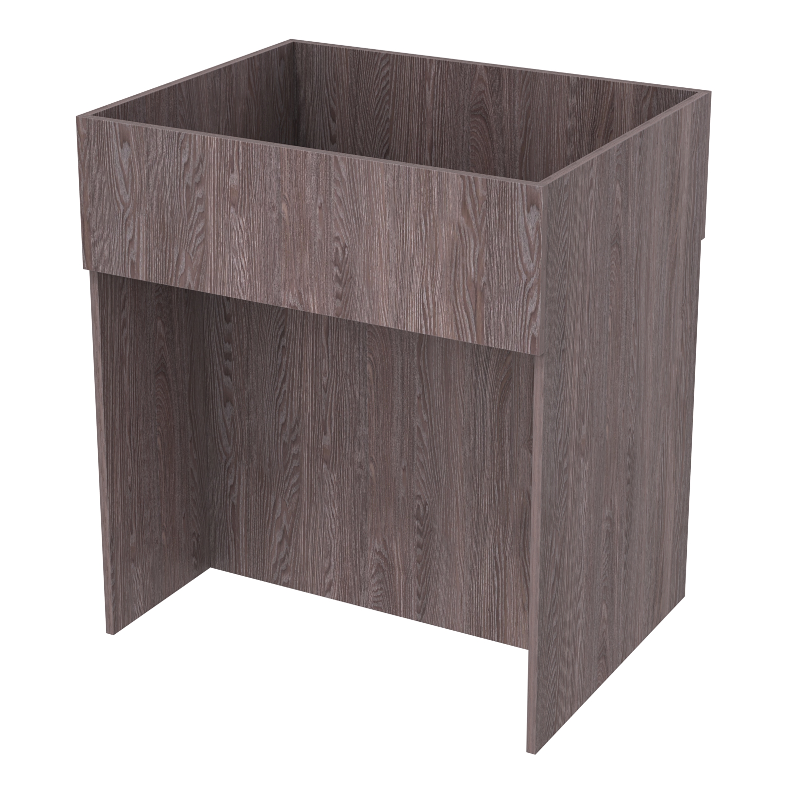 Корзина для распродаж из ДСП №3 Ясень Анкор темный