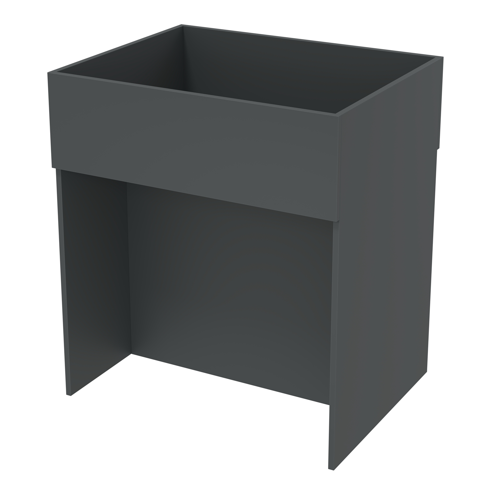 Корзина для распродаж из ДСП №3 Антрацит