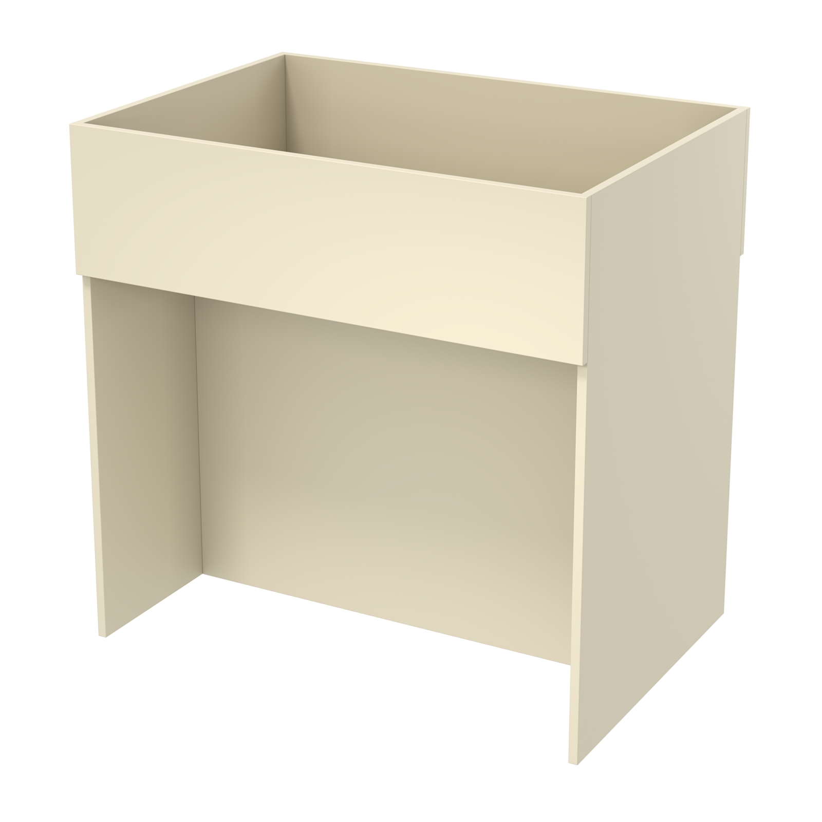 Корзина для распродаж из ДСП №4 Крем Вайс