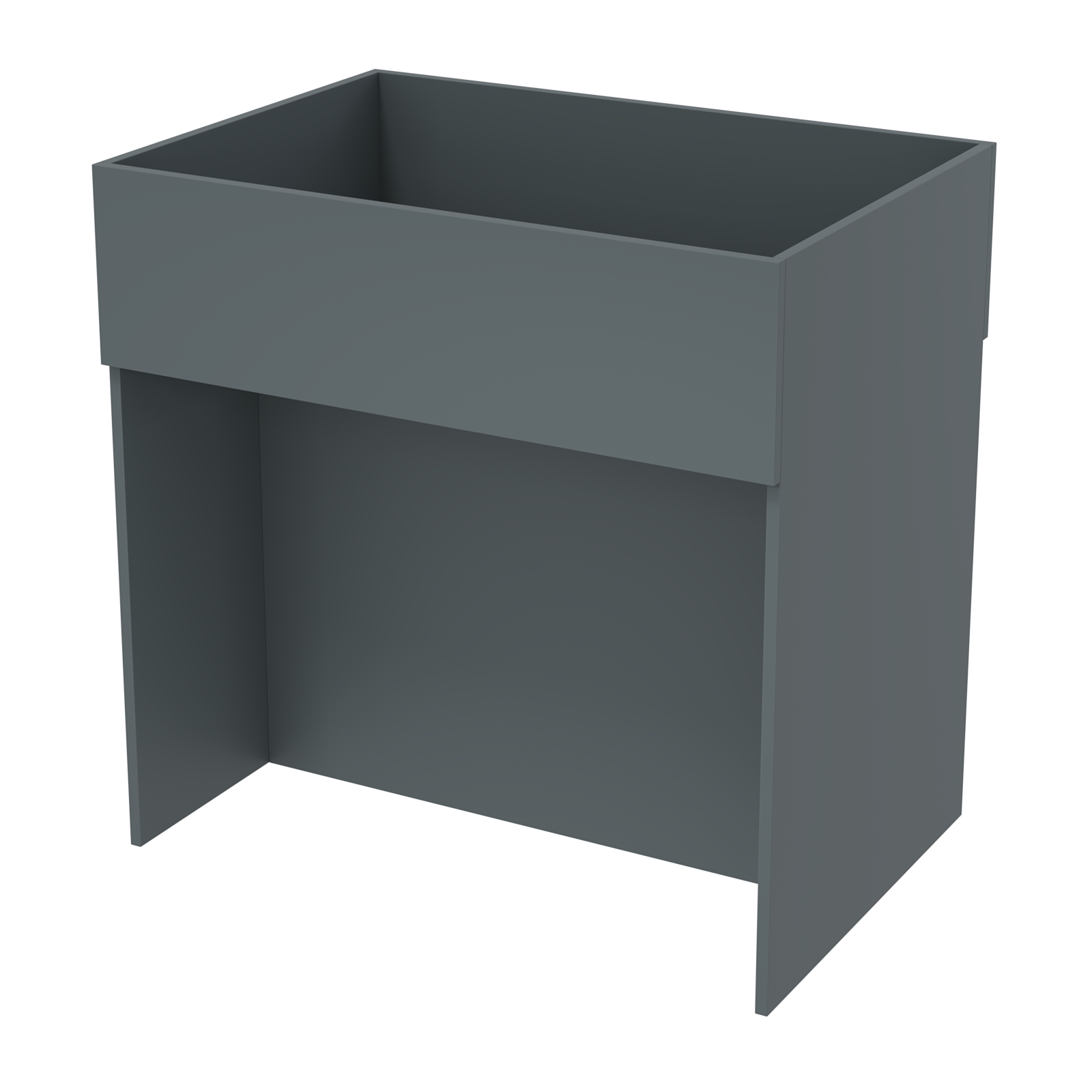 Корзина для распродаж из ДСП №4 Темно-Серый