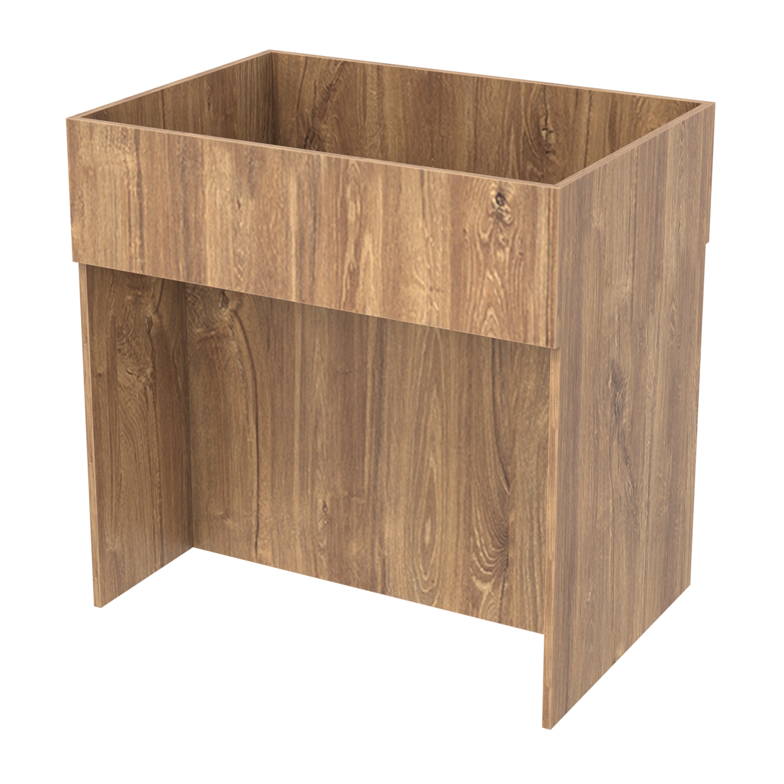 Корзина для распродаж из ДСП №4 Дуб Канзас коричневый