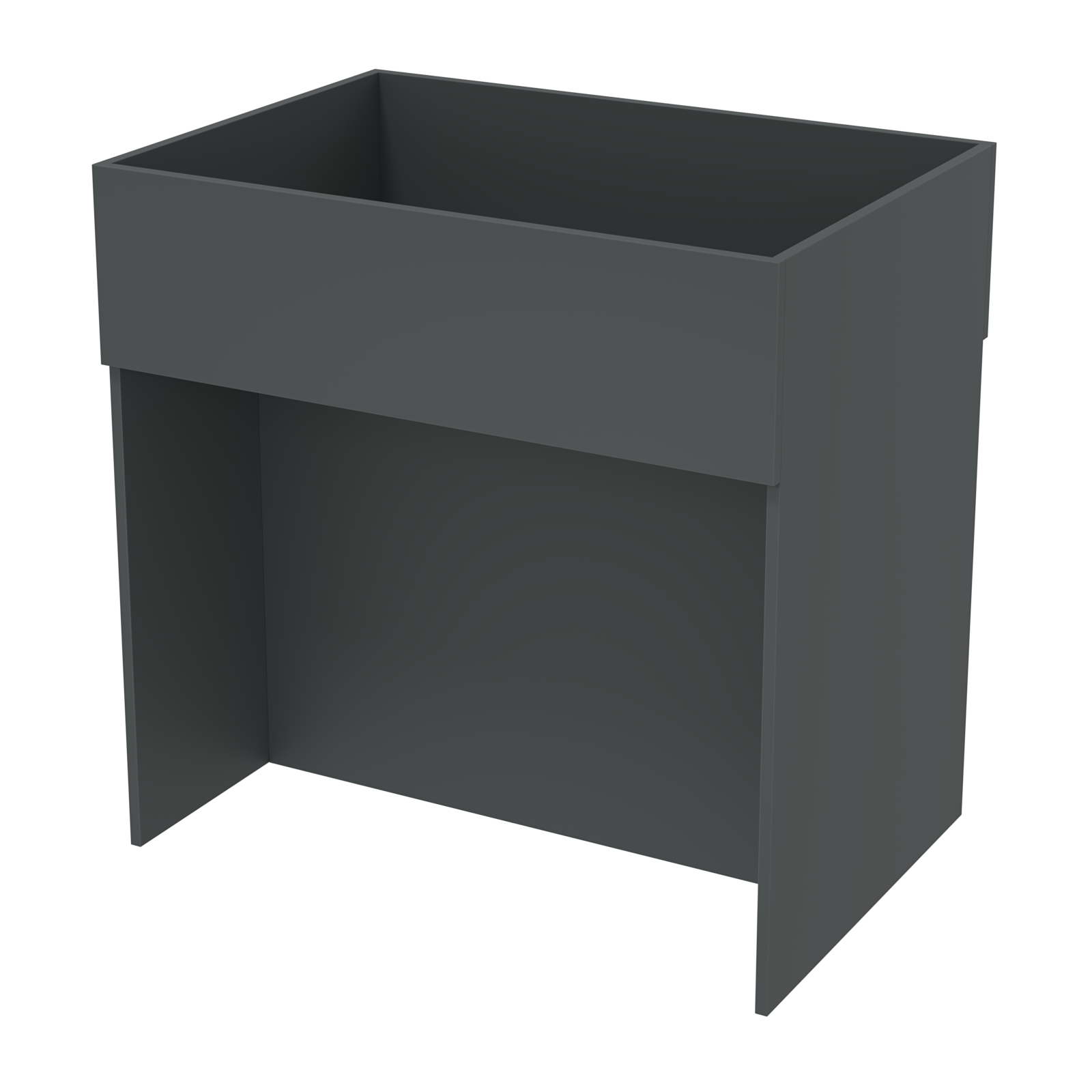 Корзина для распродаж из ДСП №4 Антрацит