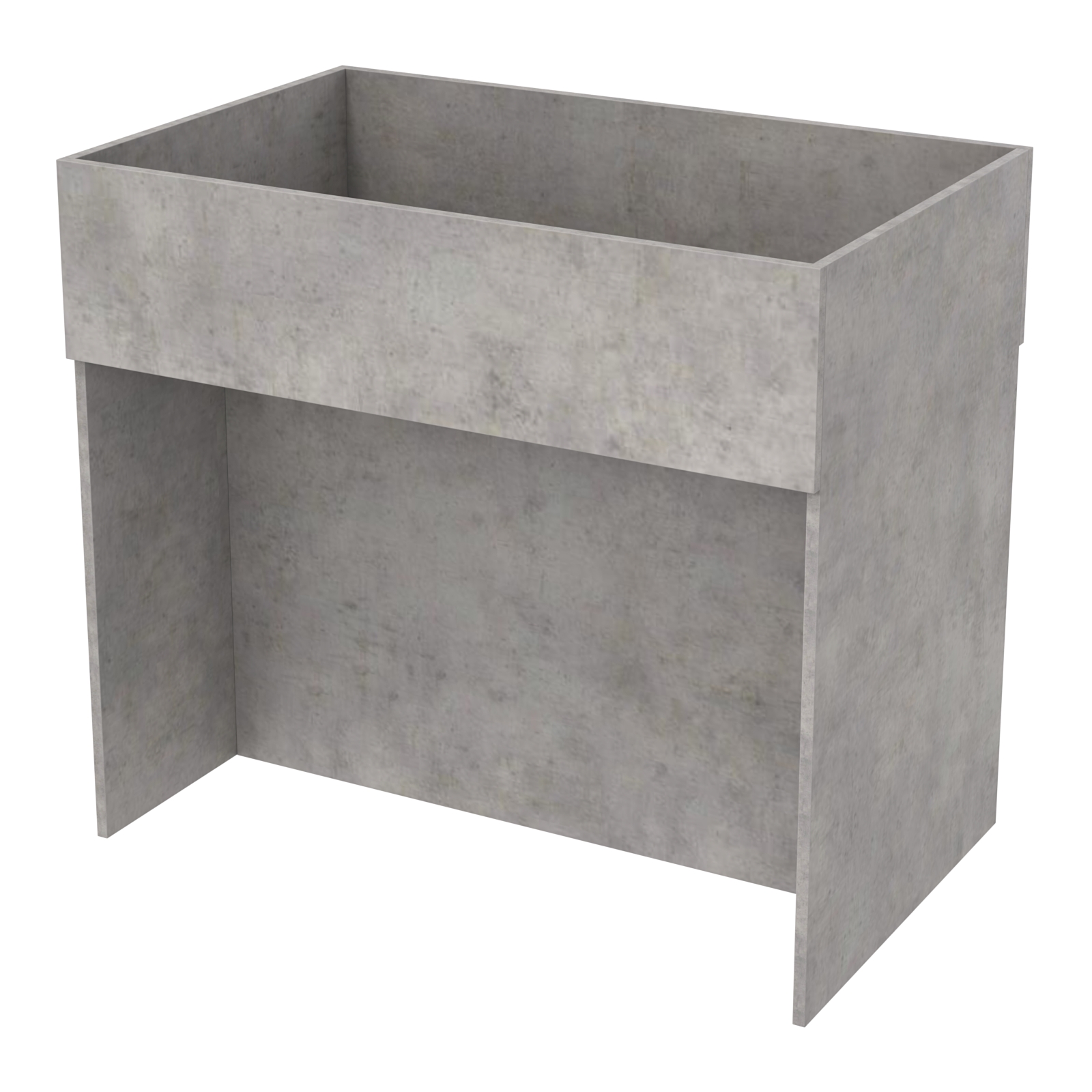 Корзина для распродаж из ДСП №5 Бетон Чикаго светло-серый F186 ST9