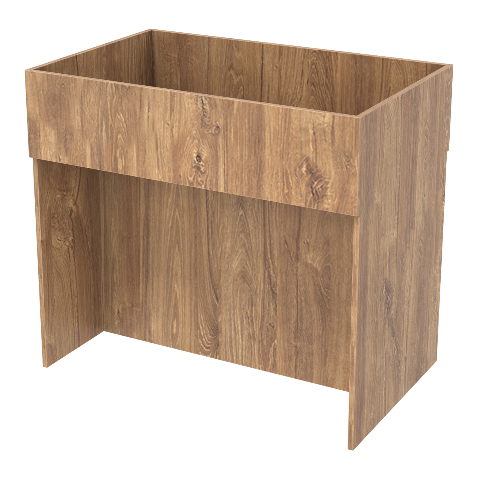 Корзина для распродаж из ДСП №5 Дуб Канзас коричневый