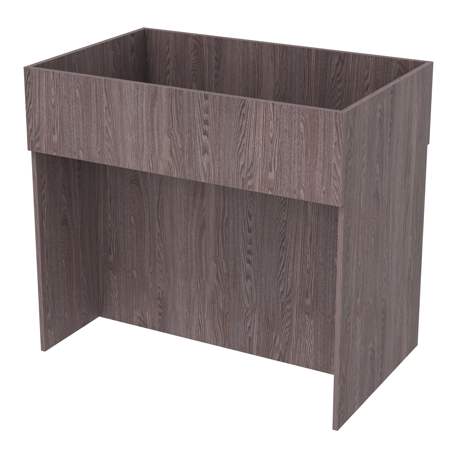 Корзина для распродаж из ДСП №5 Ясень Анкор темный