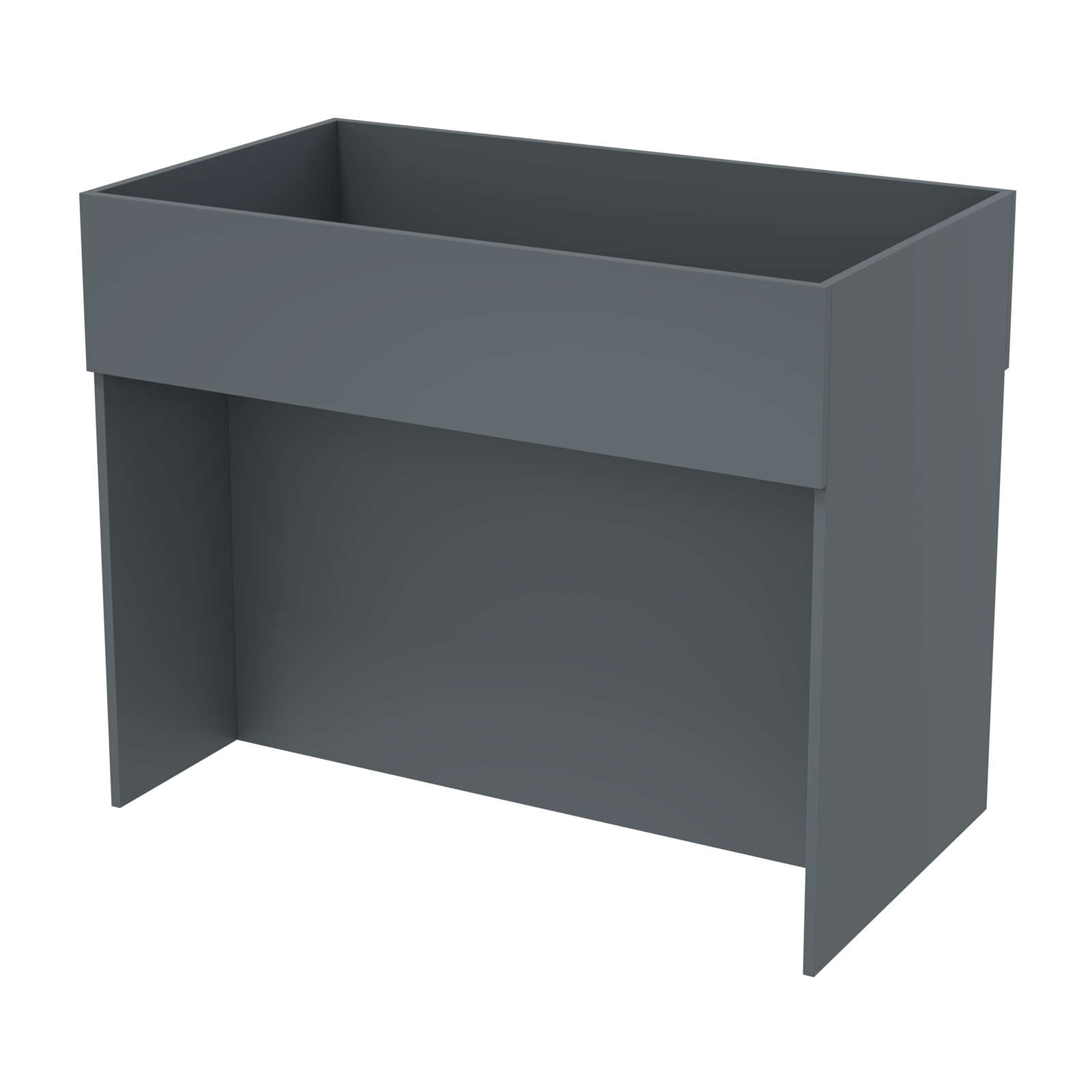 Корзина для распродаж из ДСП №6 Темно-Серый