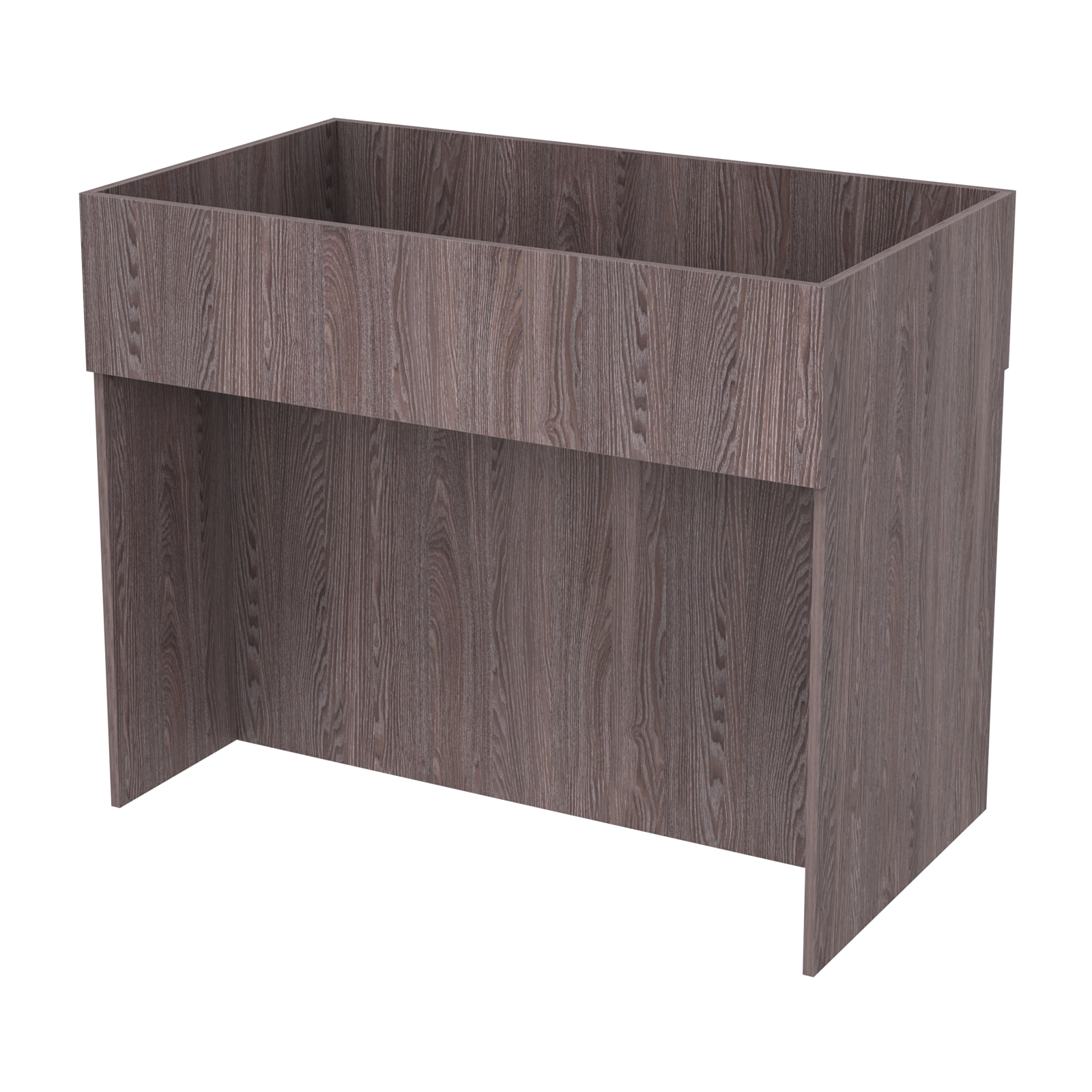 Корзина для распродаж из ДСП №6 Ясень Анкор темный