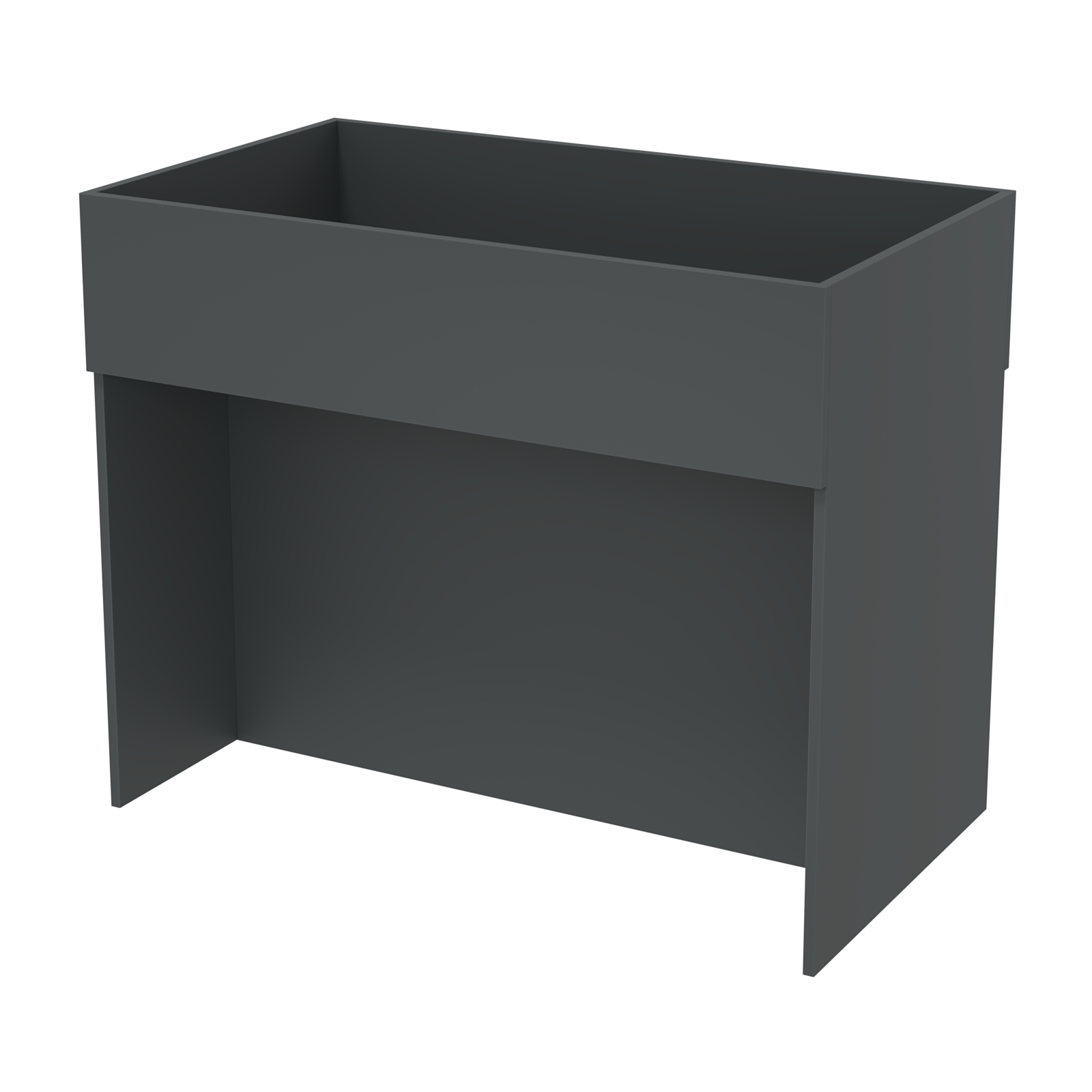 Корзина для распродаж из ДСП №6 Антрацит