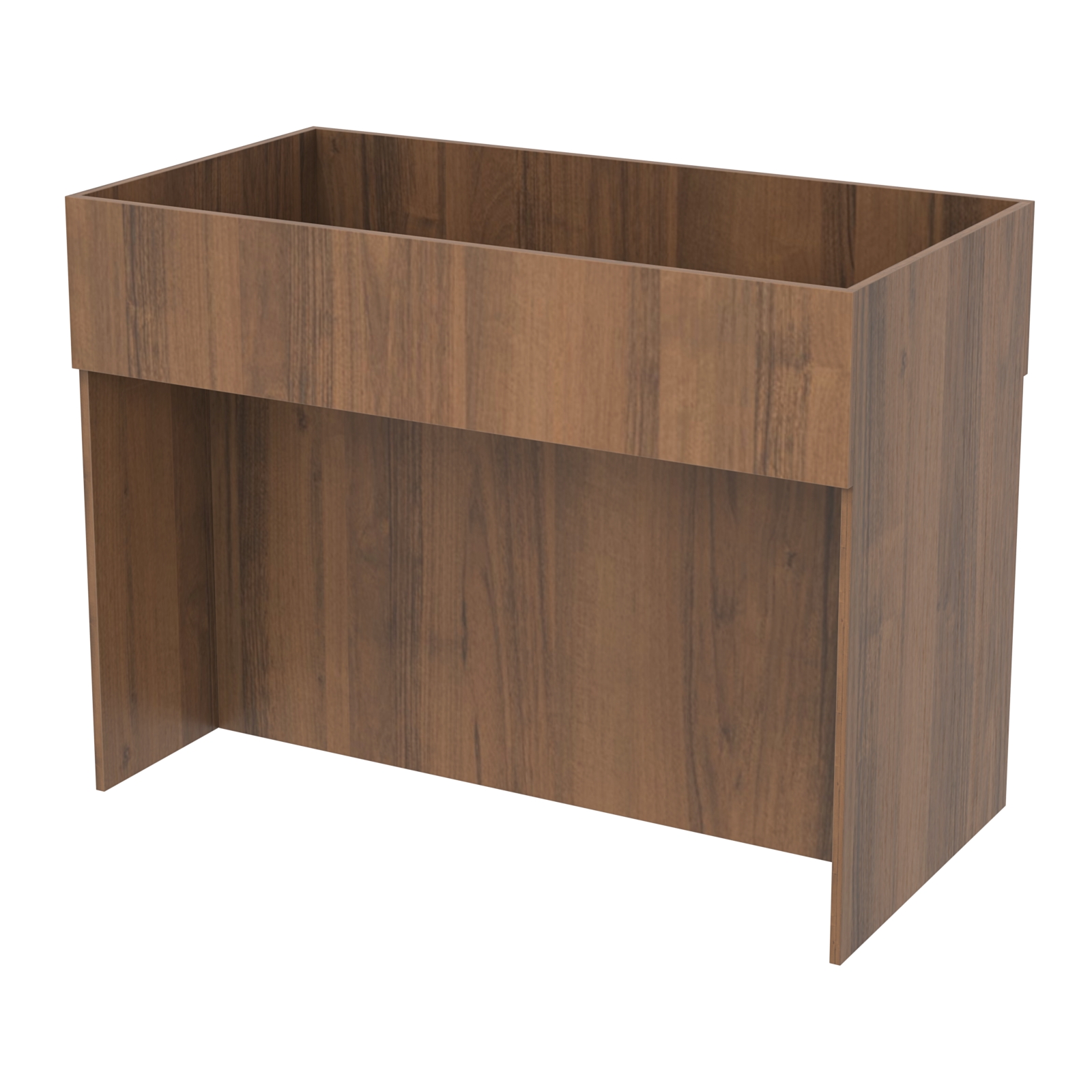 Корзина для распродаж из ДСП №7 Орех