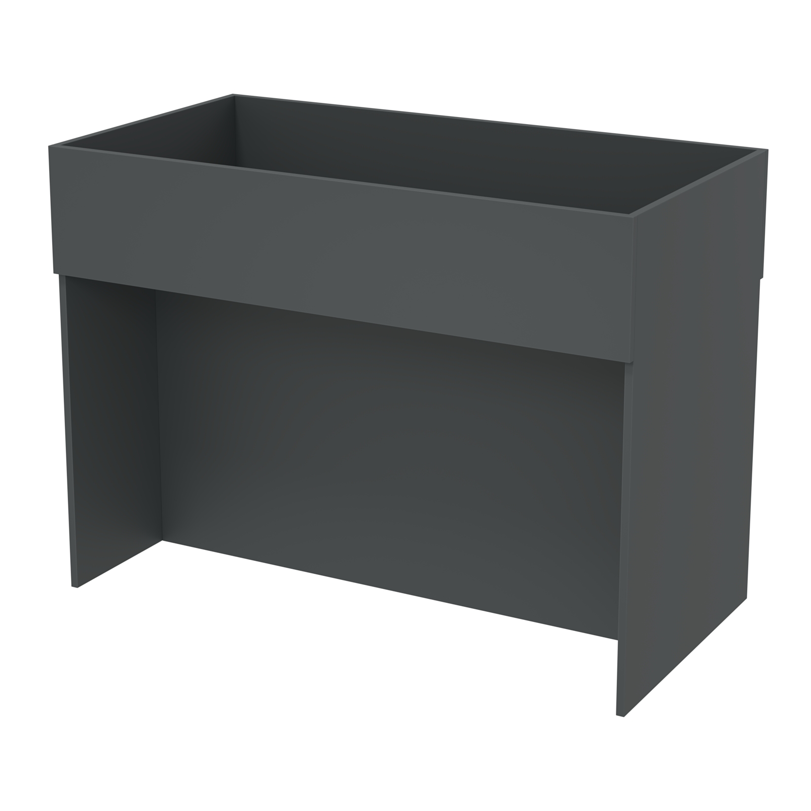 Корзина для распродаж из ДСП №7 Антрацит