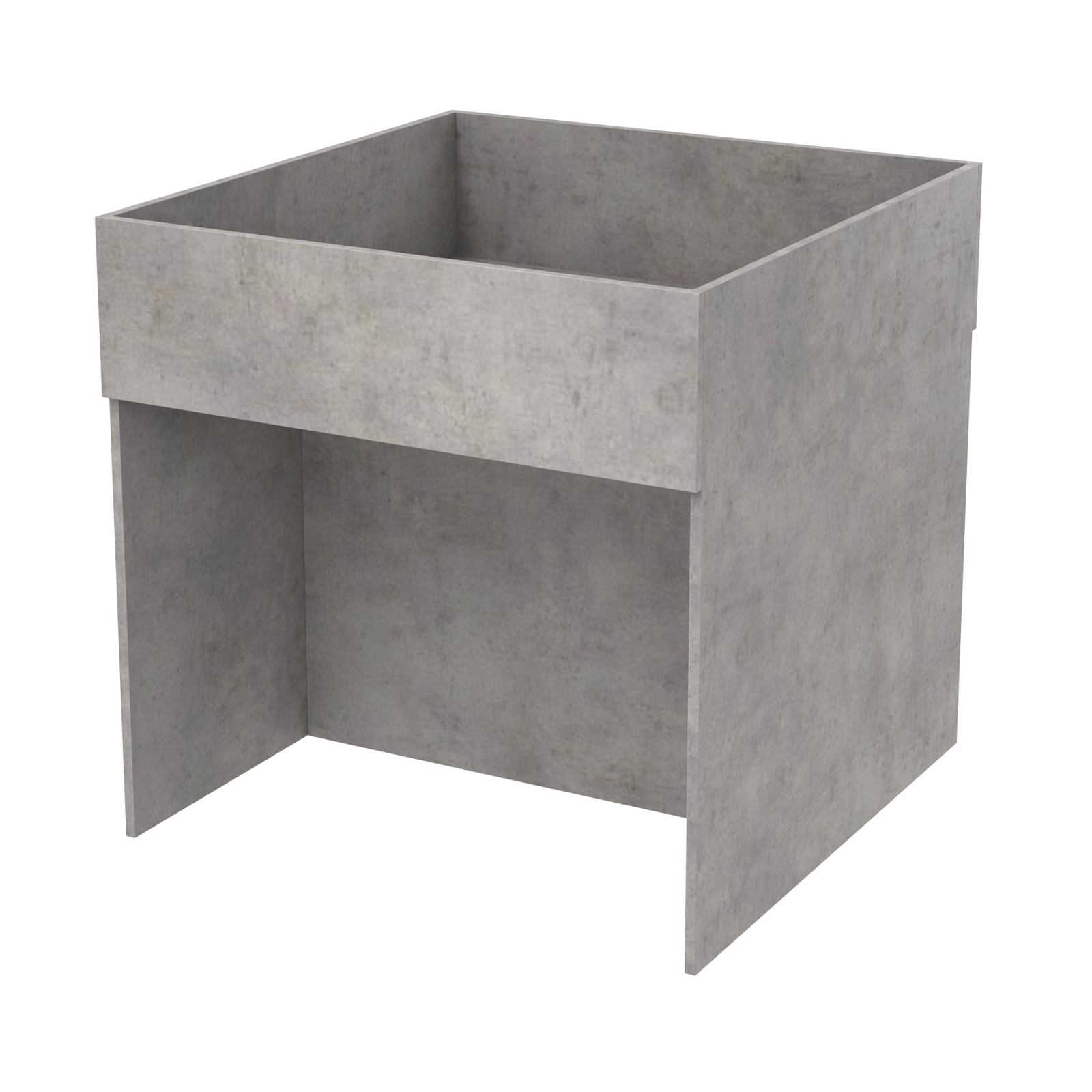 Корзина для распродаж из ДСП №8 Бетон Чикаго светло-серый F186 ST9