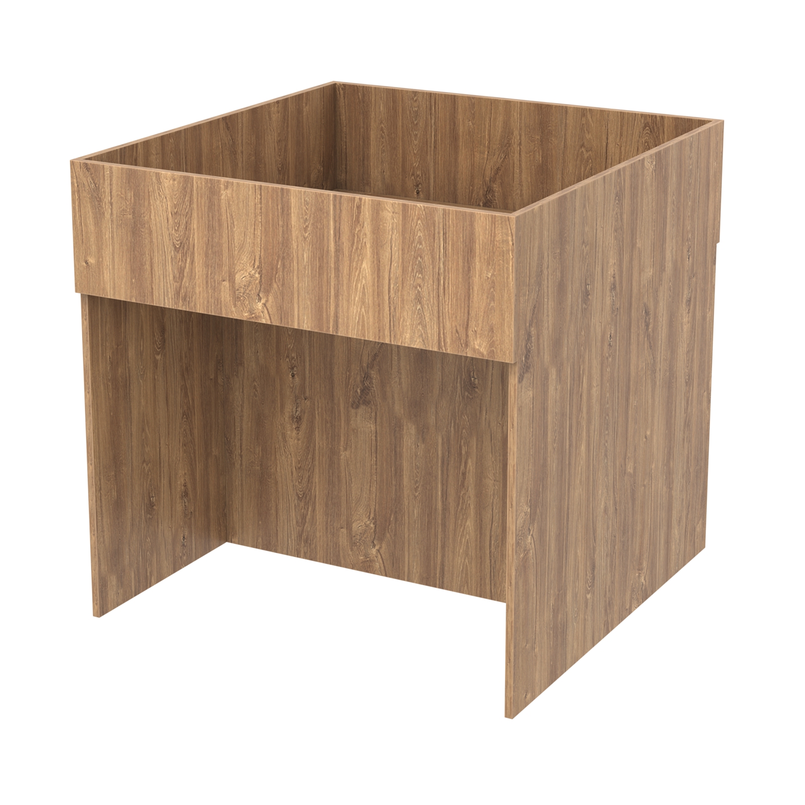 Корзина для распродаж из ДСП №8 Дуб Канзас коричневый