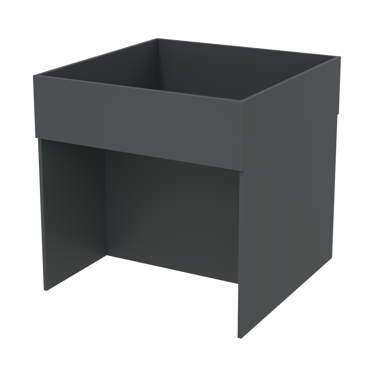 Корзина для распродаж из ДСП №8 Антрацит