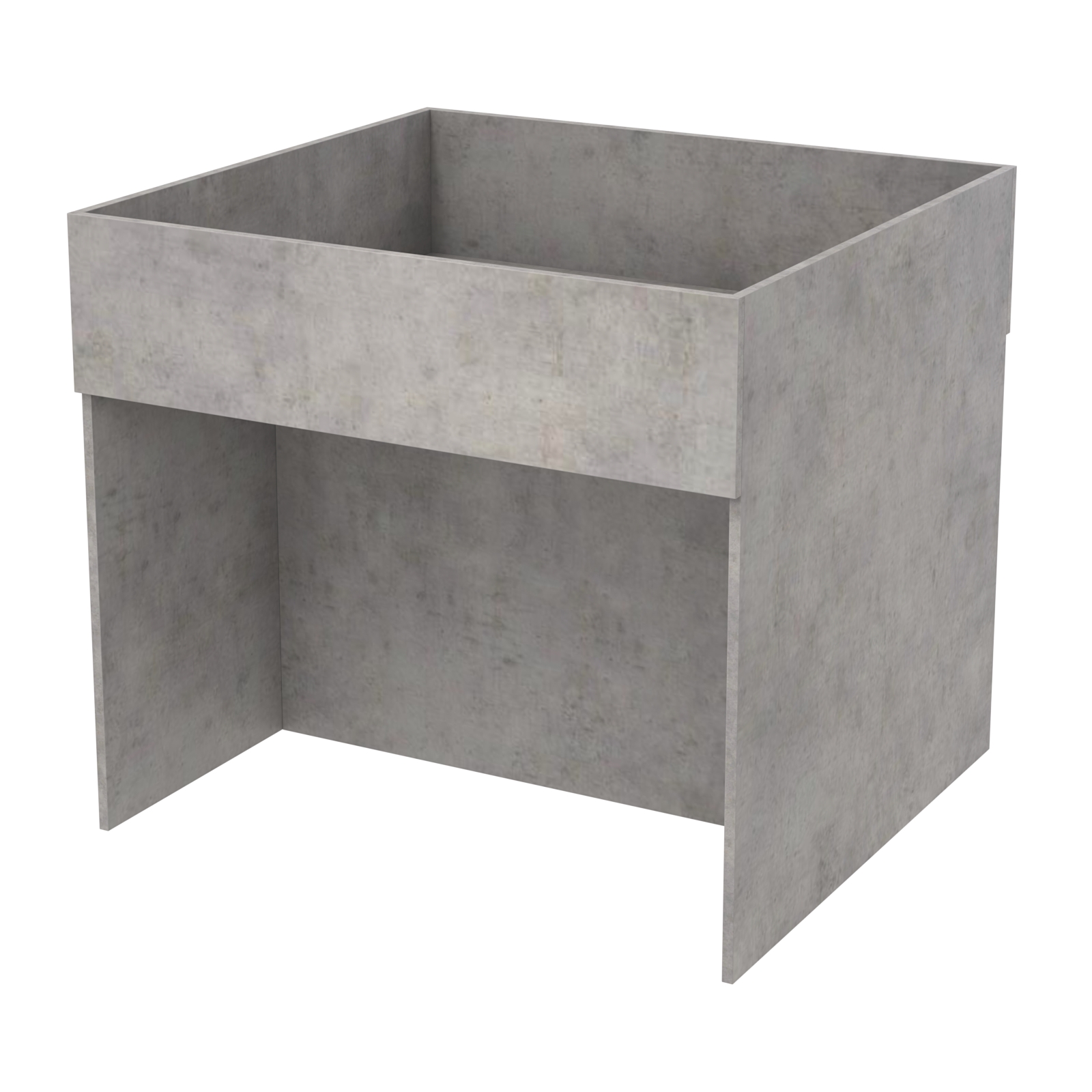 Корзина для распродаж из ДСП №9 Бетон Чикаго светло-серый F186 ST9