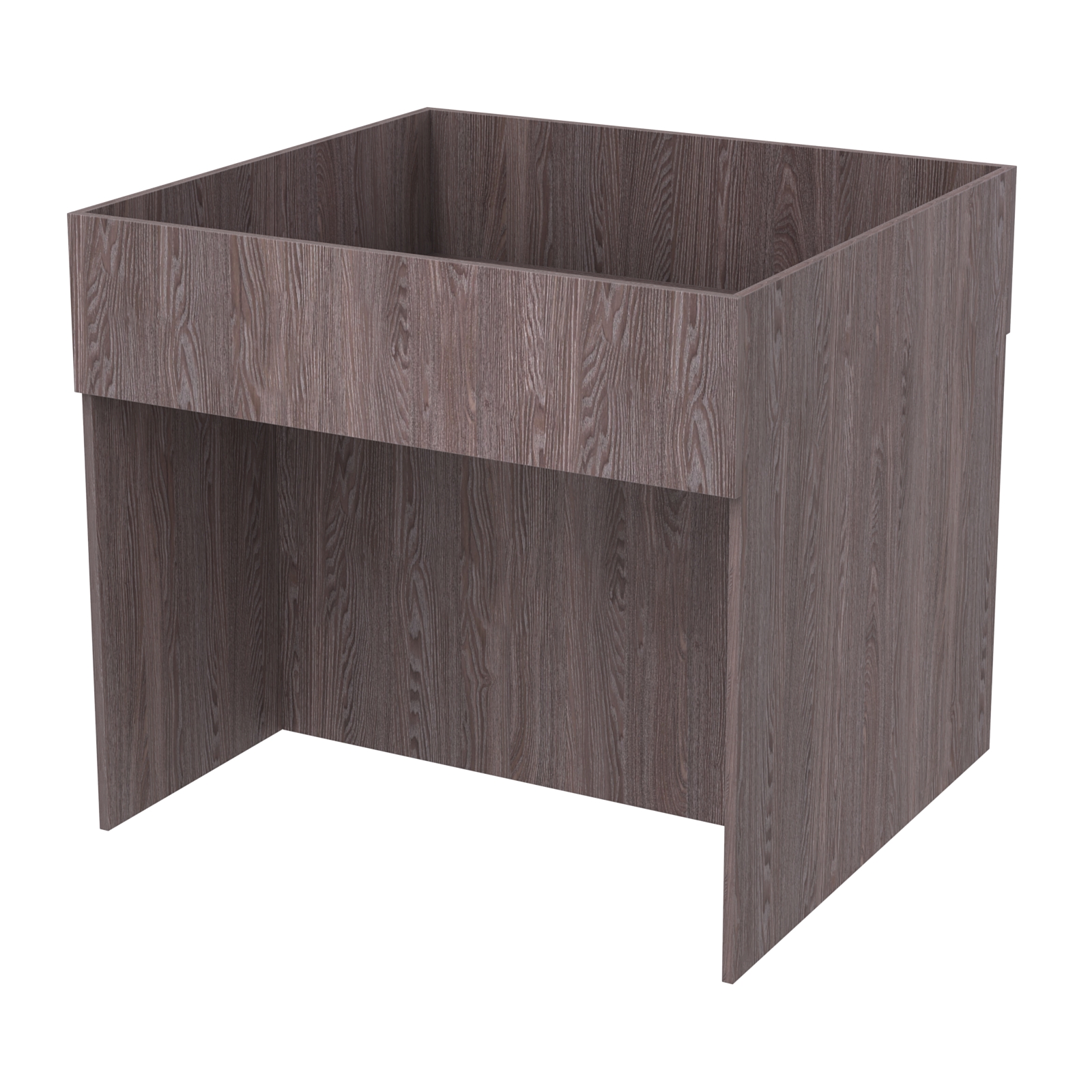 Корзина для распродаж из ДСП №9 Ясень Анкор темный