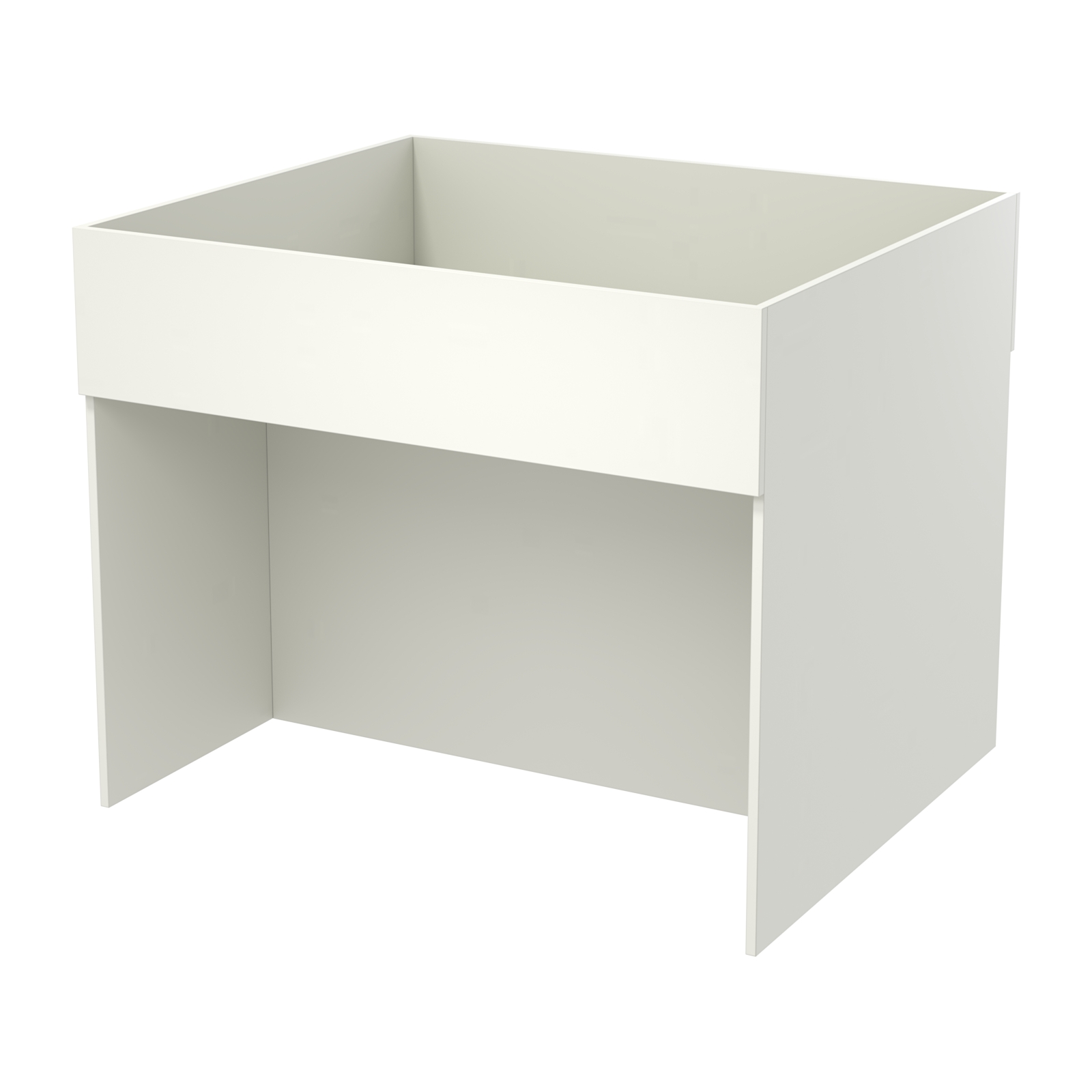 Корзина для распродаж из ДСП №10 Белый