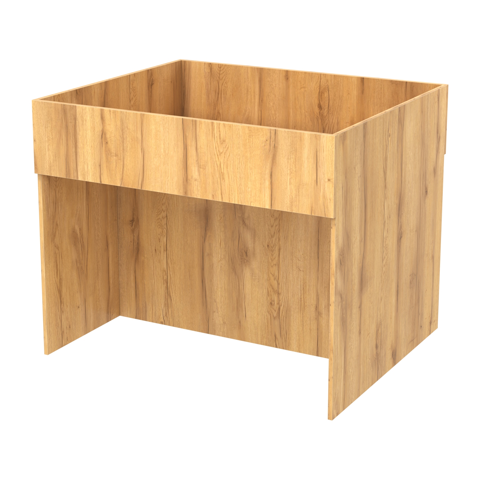 Корзина для распродаж из ДСП №10 Дуб Золотистый