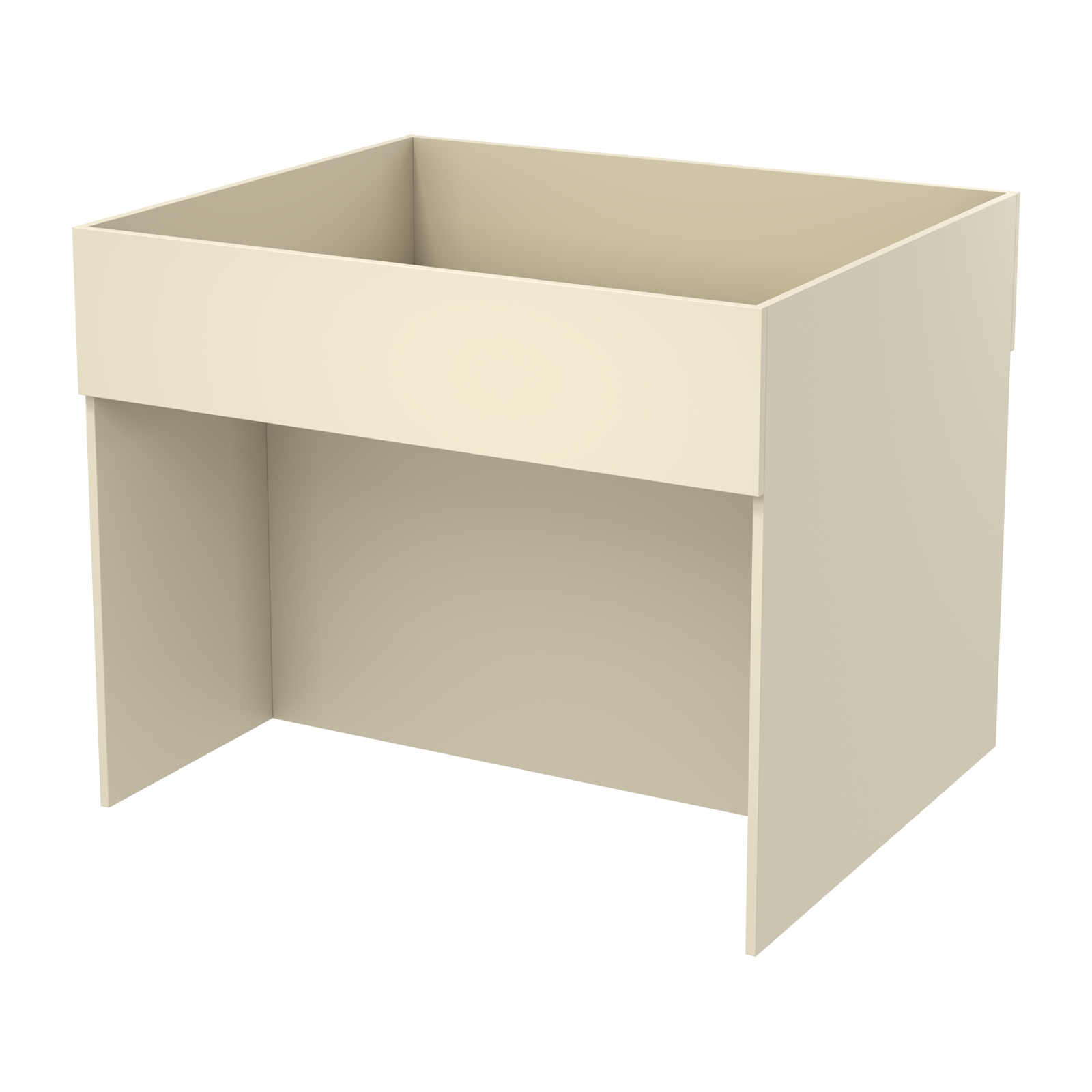 Корзина для распродаж из ДСП №10 Крем Вайс