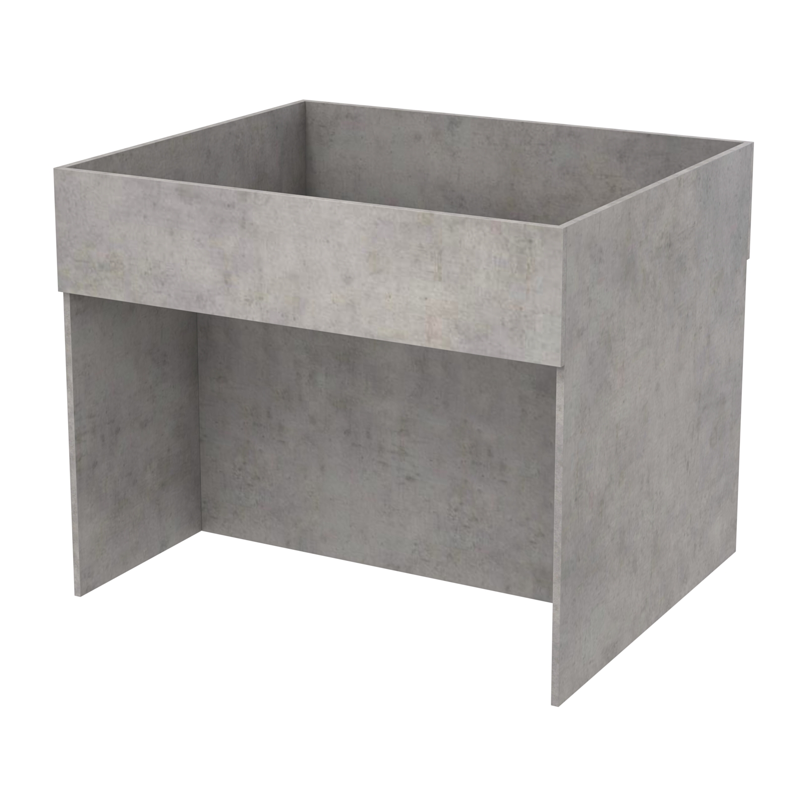 Корзина для распродаж из ДСП №10 Бетон Чикаго светло-серый F186 ST9