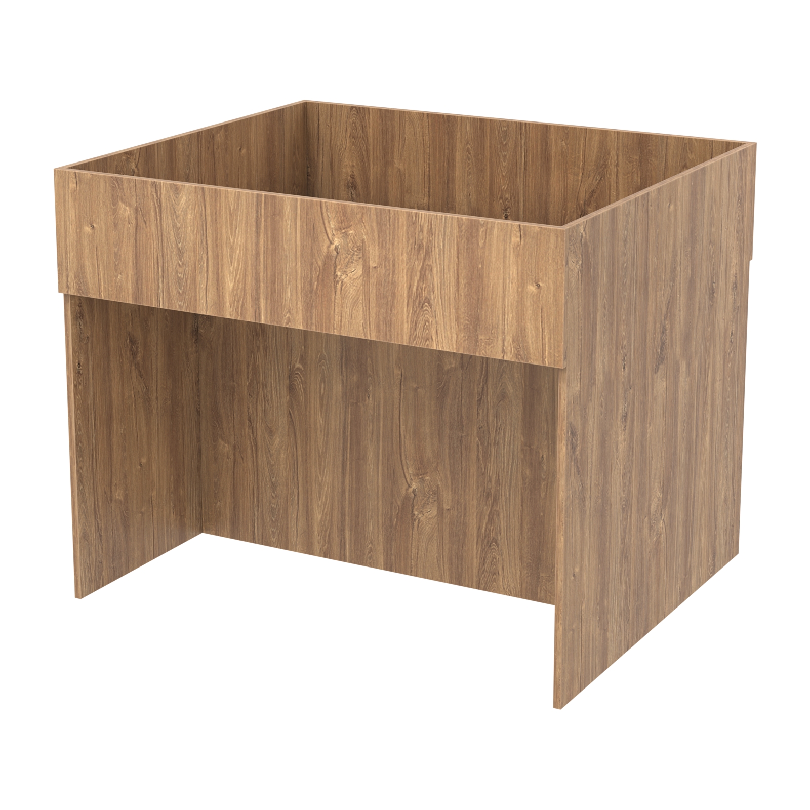 Корзина для распродаж из ДСП №10 Дуб Канзас коричневый