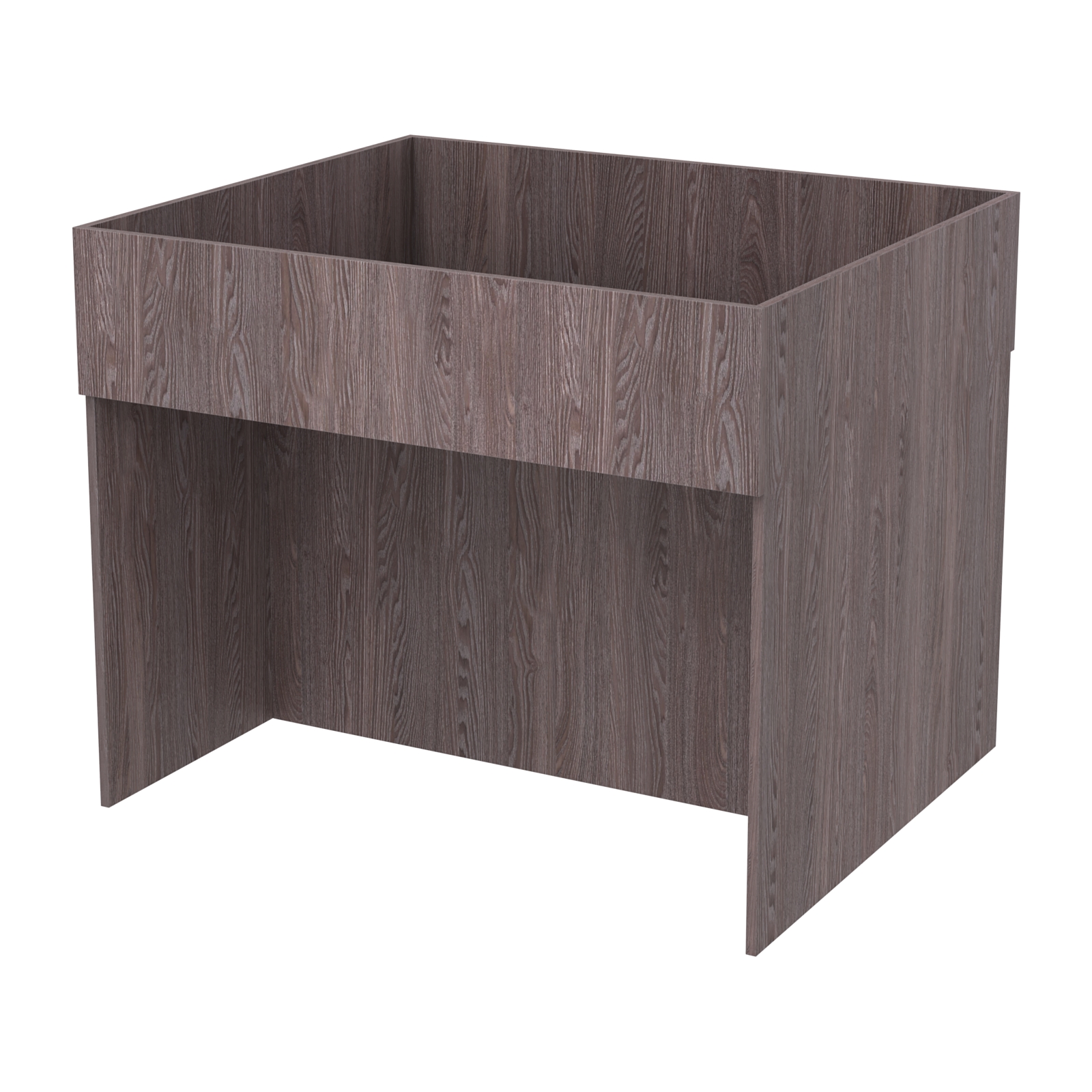 Корзина для распродаж из ДСП №10 Ясень Анкор темный