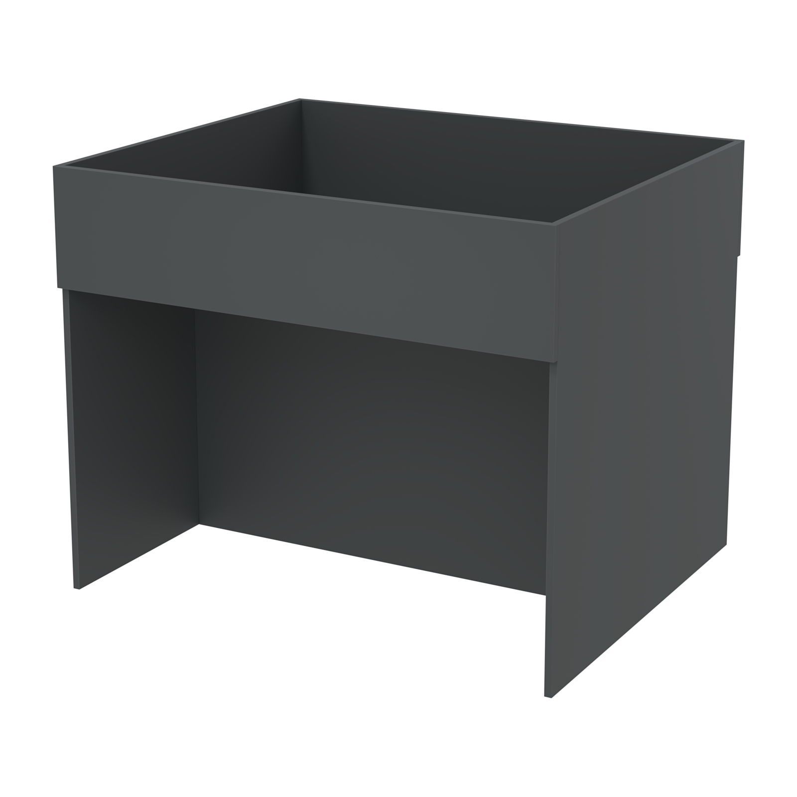 Корзина для распродаж из ДСП №10 Антрацит