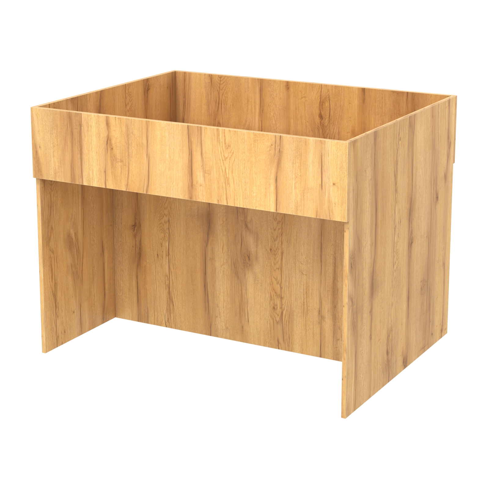 Корзина для распродаж из ДСП №11 Дуб Золотистый