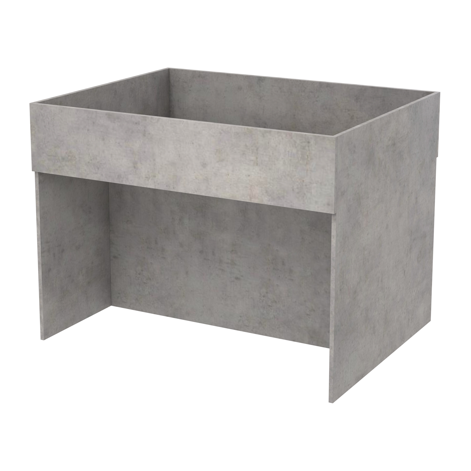 Корзина для распродаж из ДСП №11 Бетон Чикаго светло-серый F186 ST9